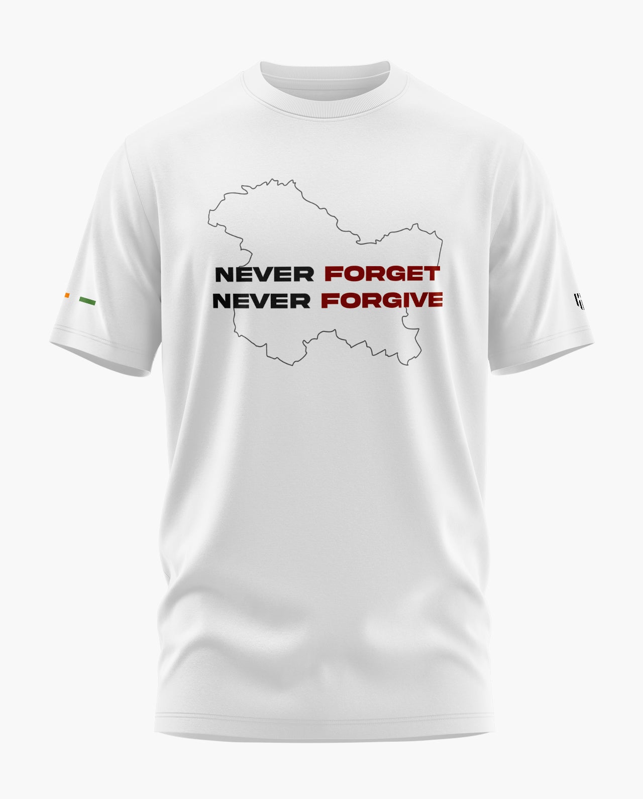 Never Forget Never Forgive Op Sindoor Signature LuxeSoft Cotton T-Shirt