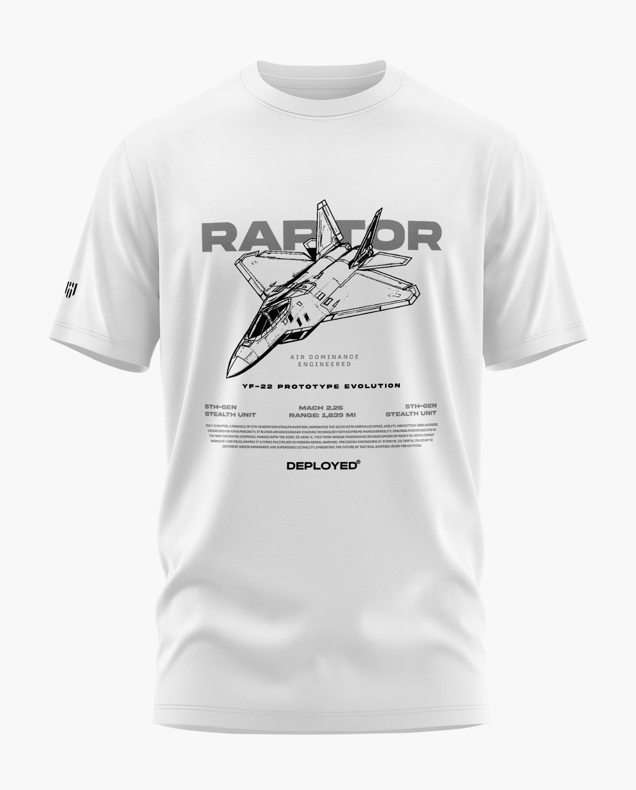 Raptor Stealth Signature LuxeSoft Cotton T-Shirt - CS