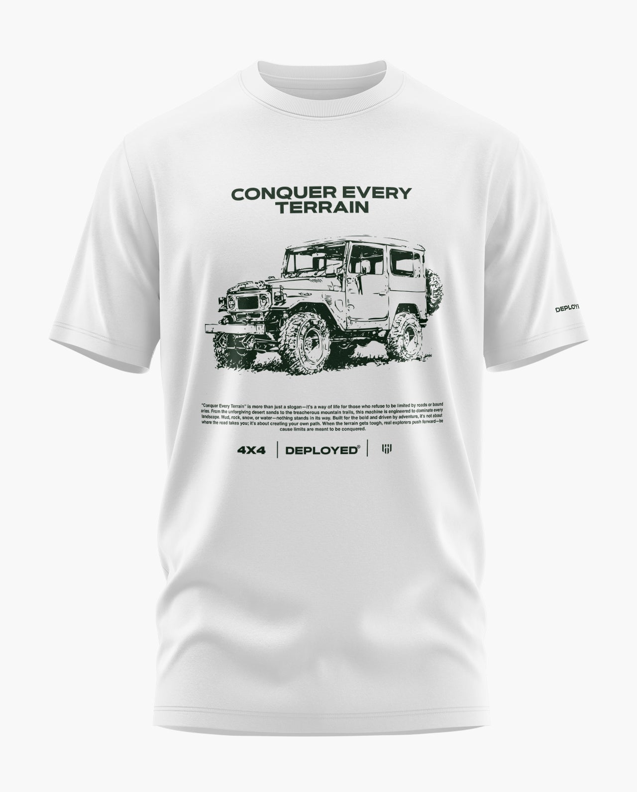 Conquer Every Terrain Signature LuxeSoft Cotton T-Shirt
