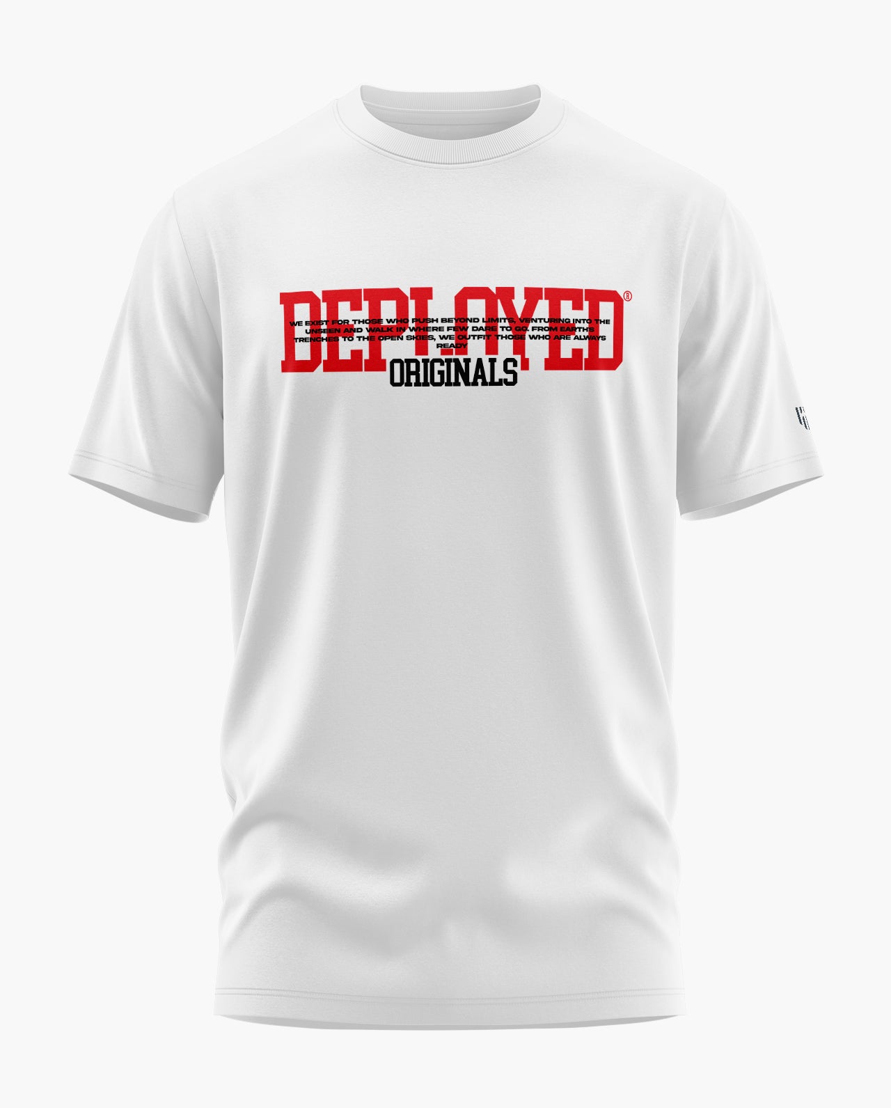 Deployed Manifesto Signature LuxeSoft Cotton T-Shirt