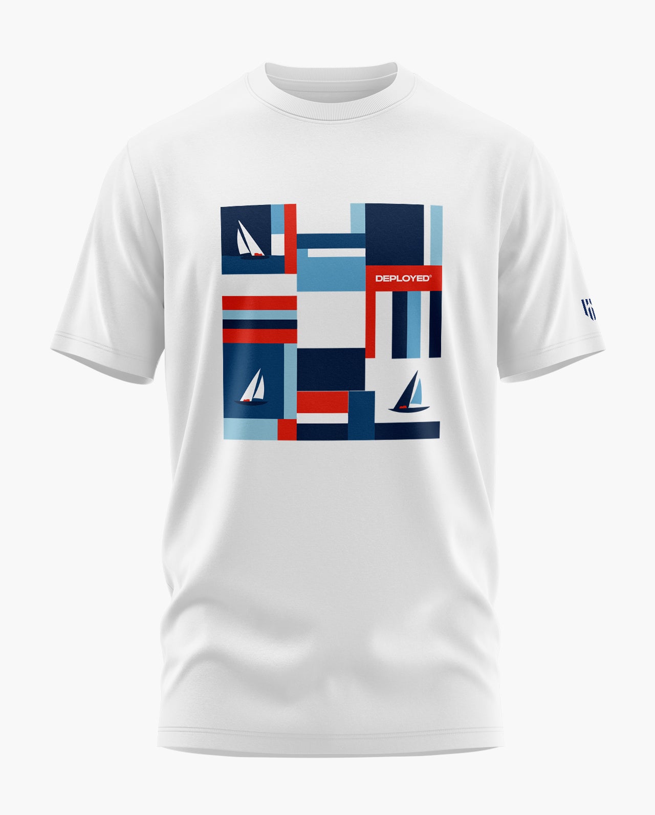 SAILFRAME Signature LuxeSoft Cotton T-Shirt - White