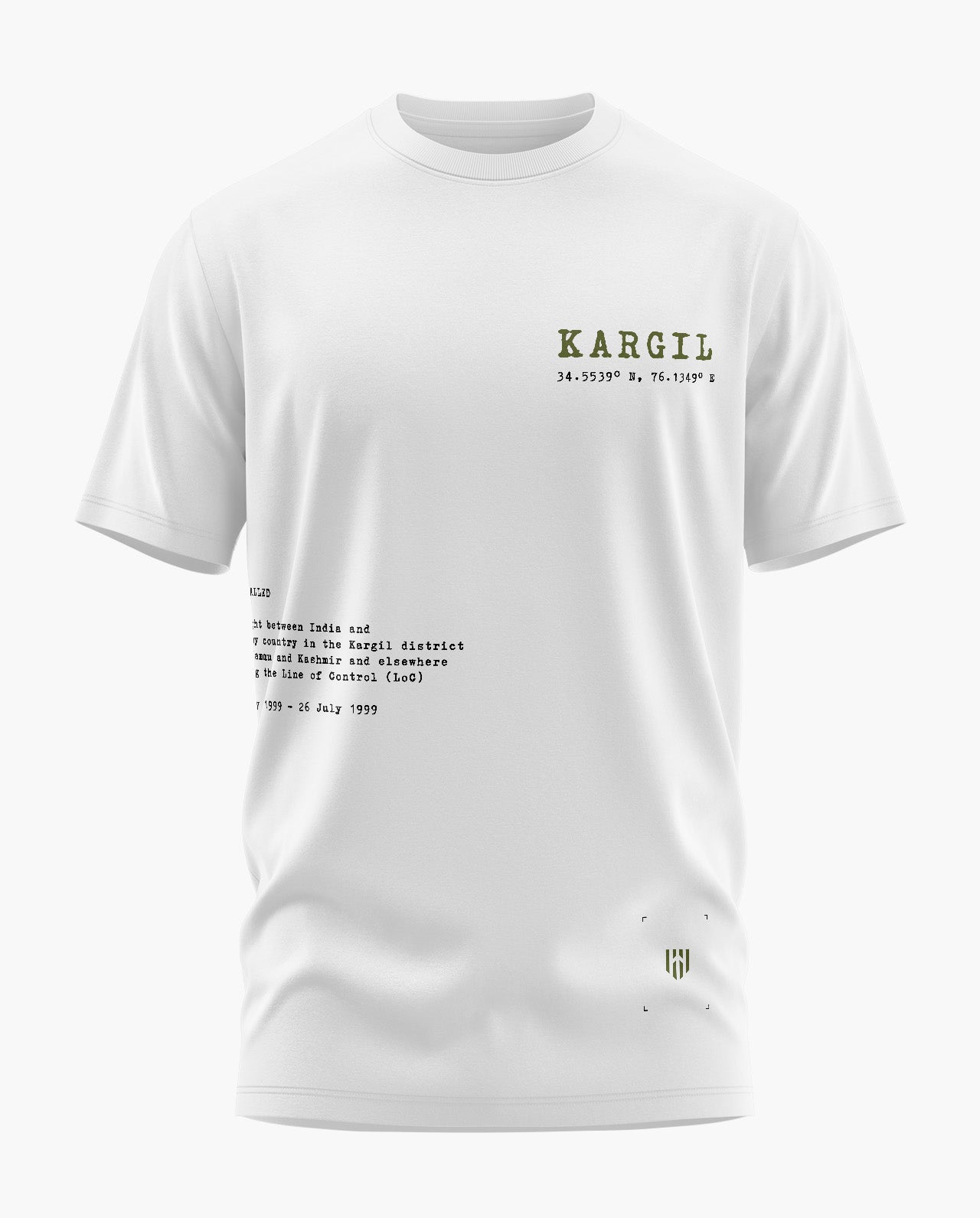 KARGIL War 1999 Signature LuxeSoft Cotton T-Shirt