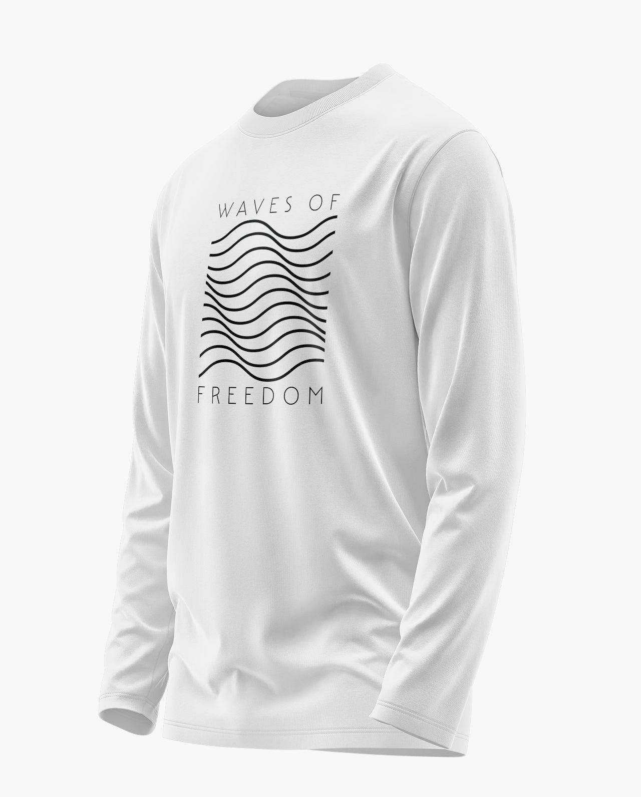 Waves Of Freedom Full Sleeve T-Shirt - Aero Armour