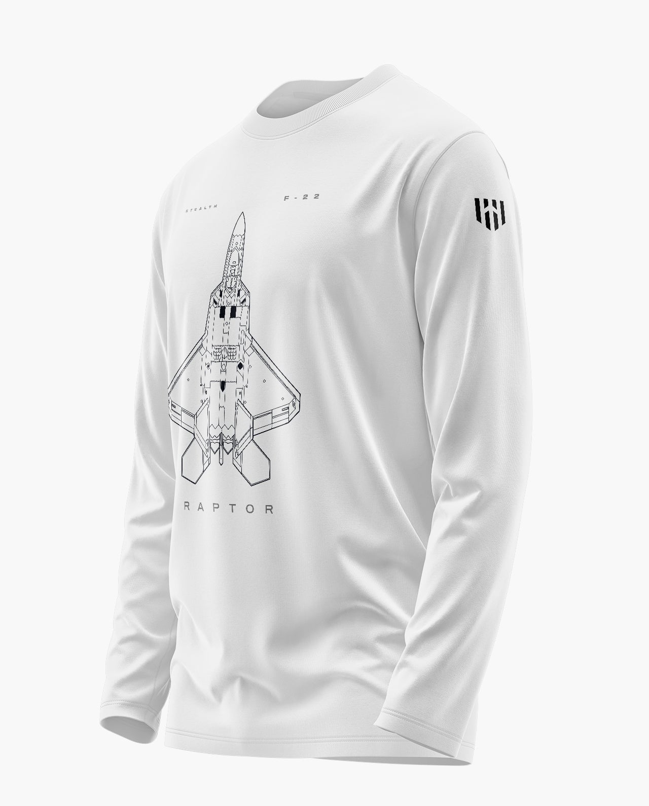 F-22 Stealth Signature Luxesoft Cotton Full Sleeve T-Shirt