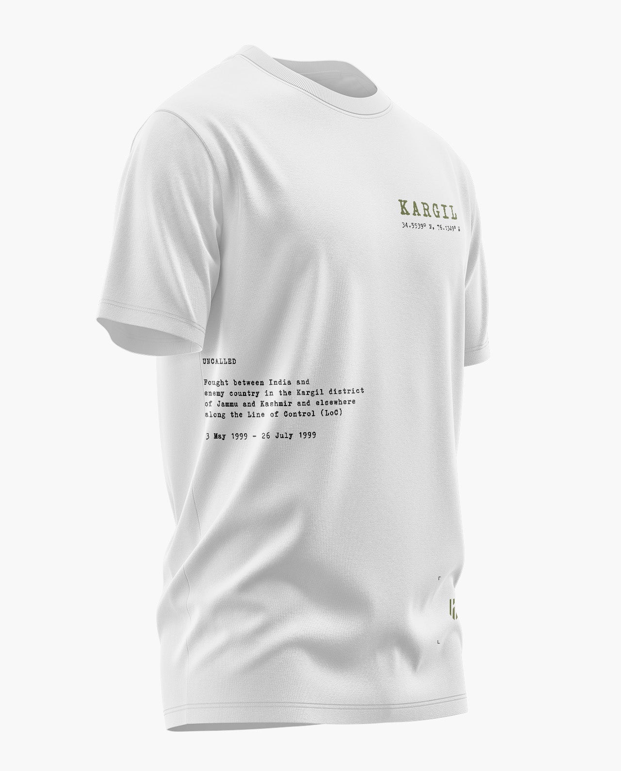 KARGIL War 1999 Signature LuxeSoft Cotton T-Shirt