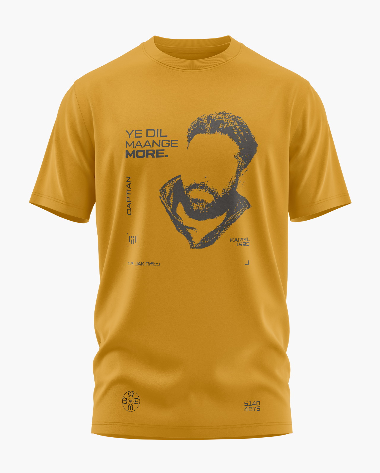 Captain Shershah Signature LuxeSoft Cotton T-Shirt - CS