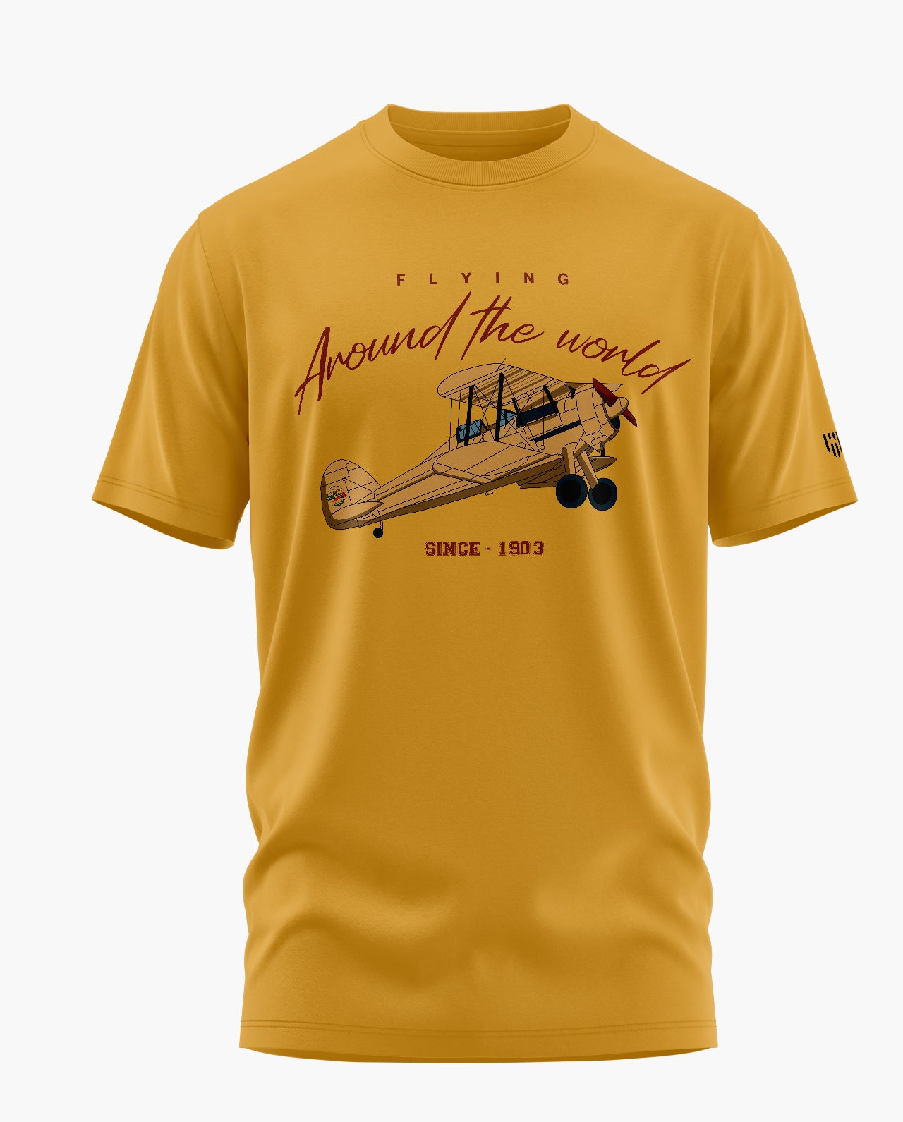 Flying Around the World Signature LuxeSoft Cotton T-Shirt