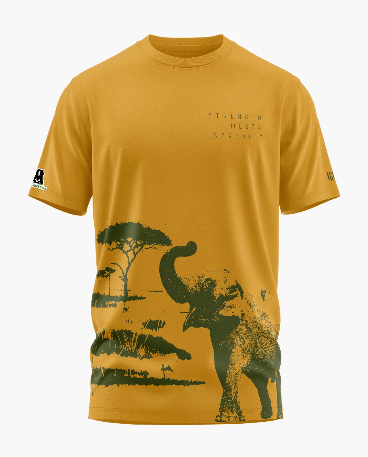 STRENGTH MEETS SERENITY Signature Luxesoft Cotton T-SHIRT
