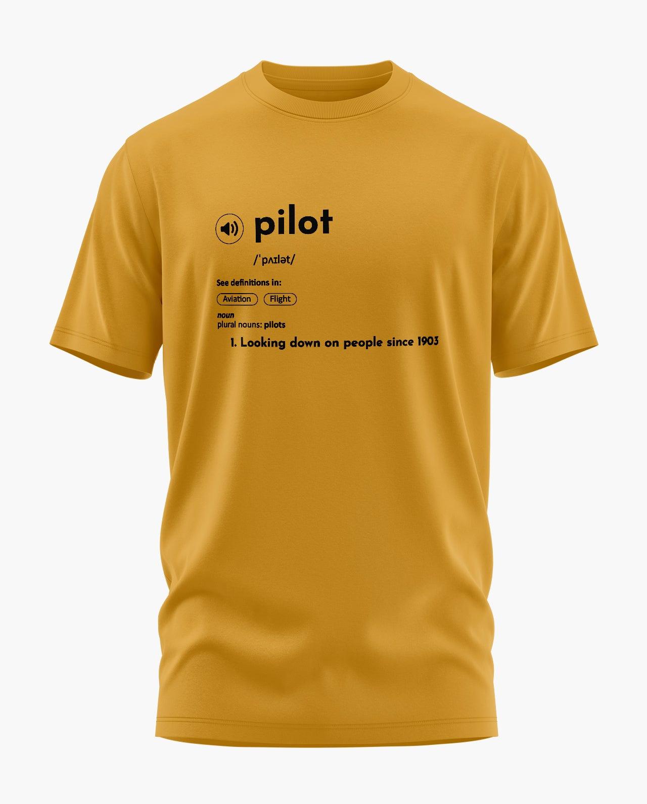 Definition of a Pilot Signature LuxeSoft Cotton T-Shirt
