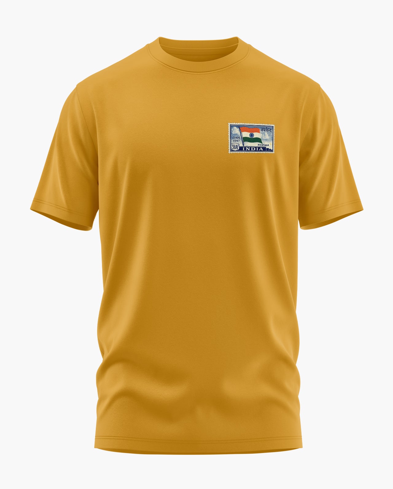 INDIA POSTAL STAMP Signature LuxeSoft Cotton T-Shirt