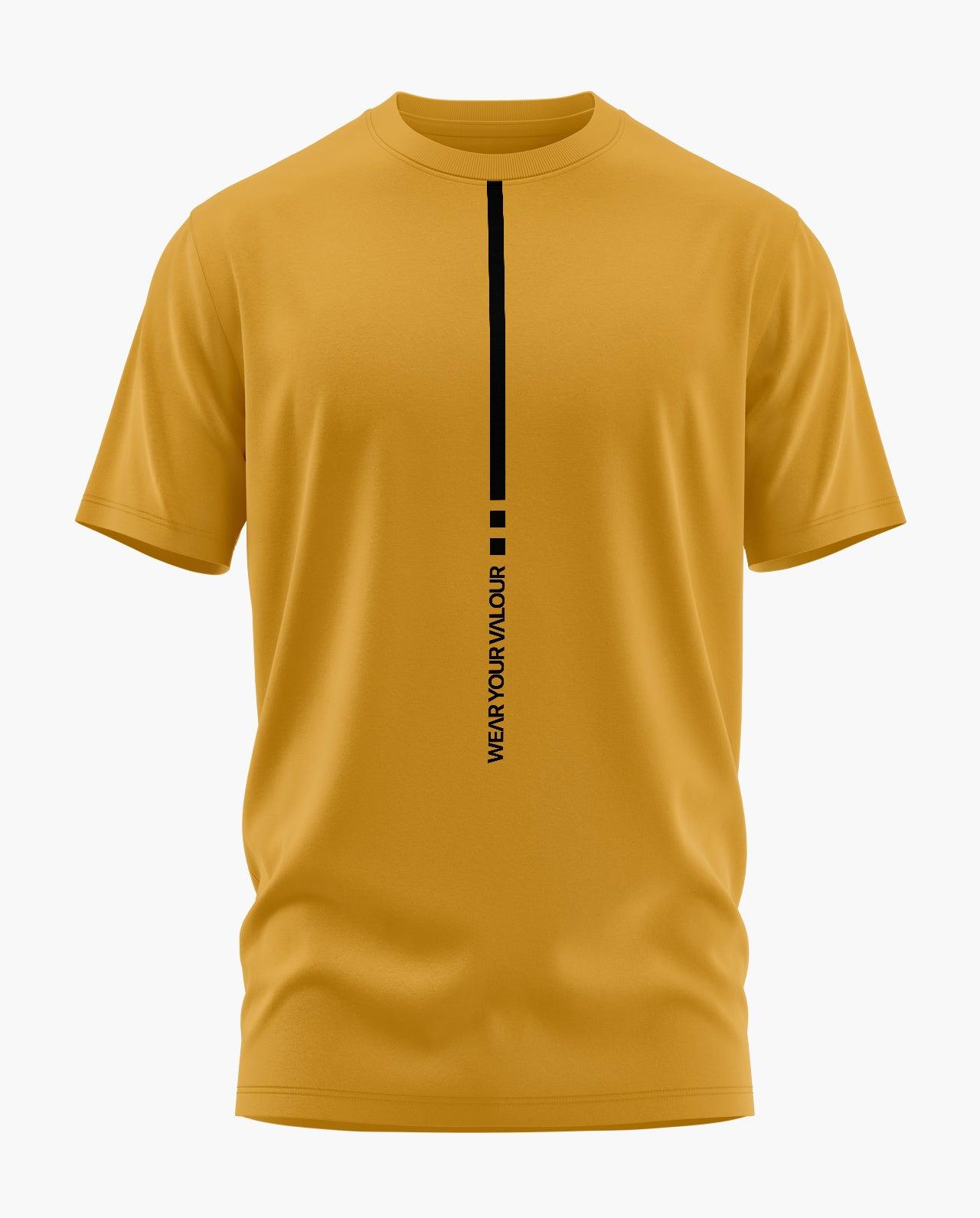 Wear Your Valour Vertical Signature LuxeSoft Cotton T-Shirt - CS