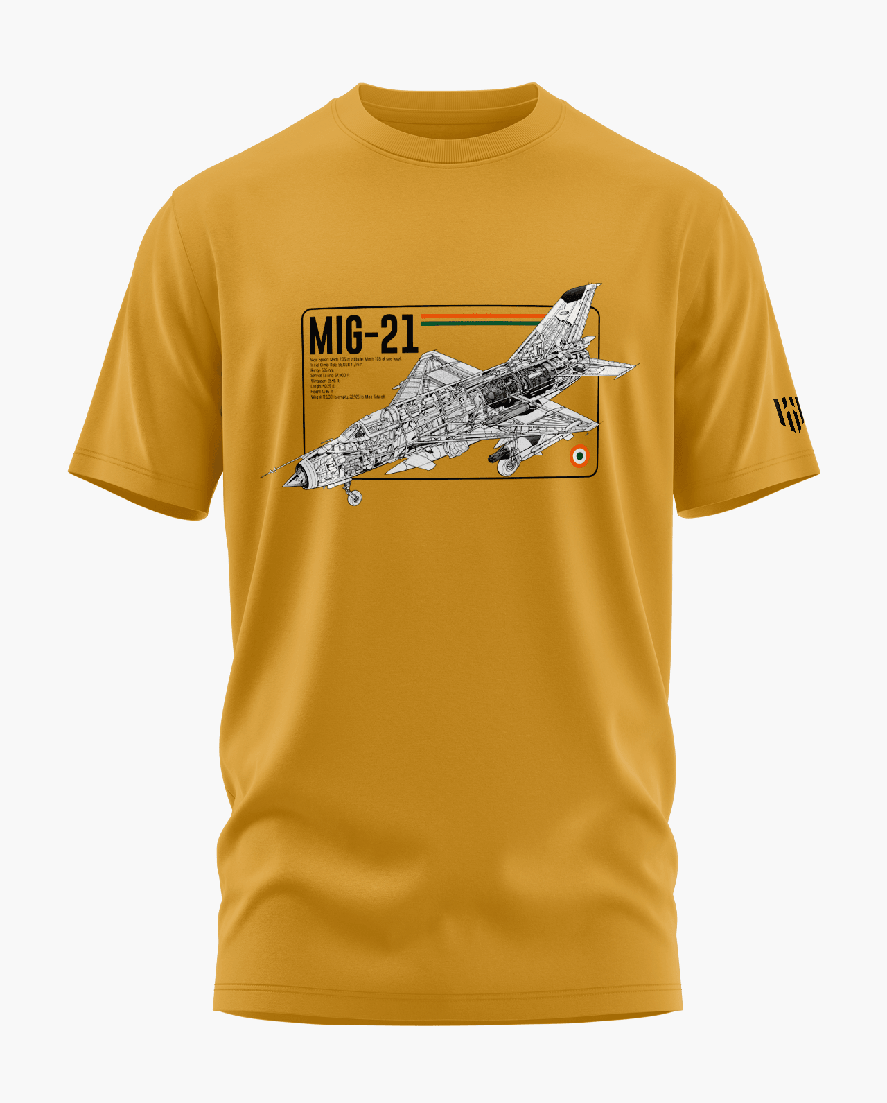 MIG 21 Blueprint T-Shirt - Aero Armour