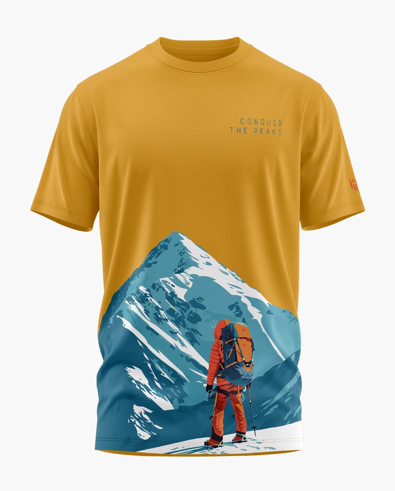 CONQUER THE PEAKS Signature LuxeSoft Cotton T-Shirt