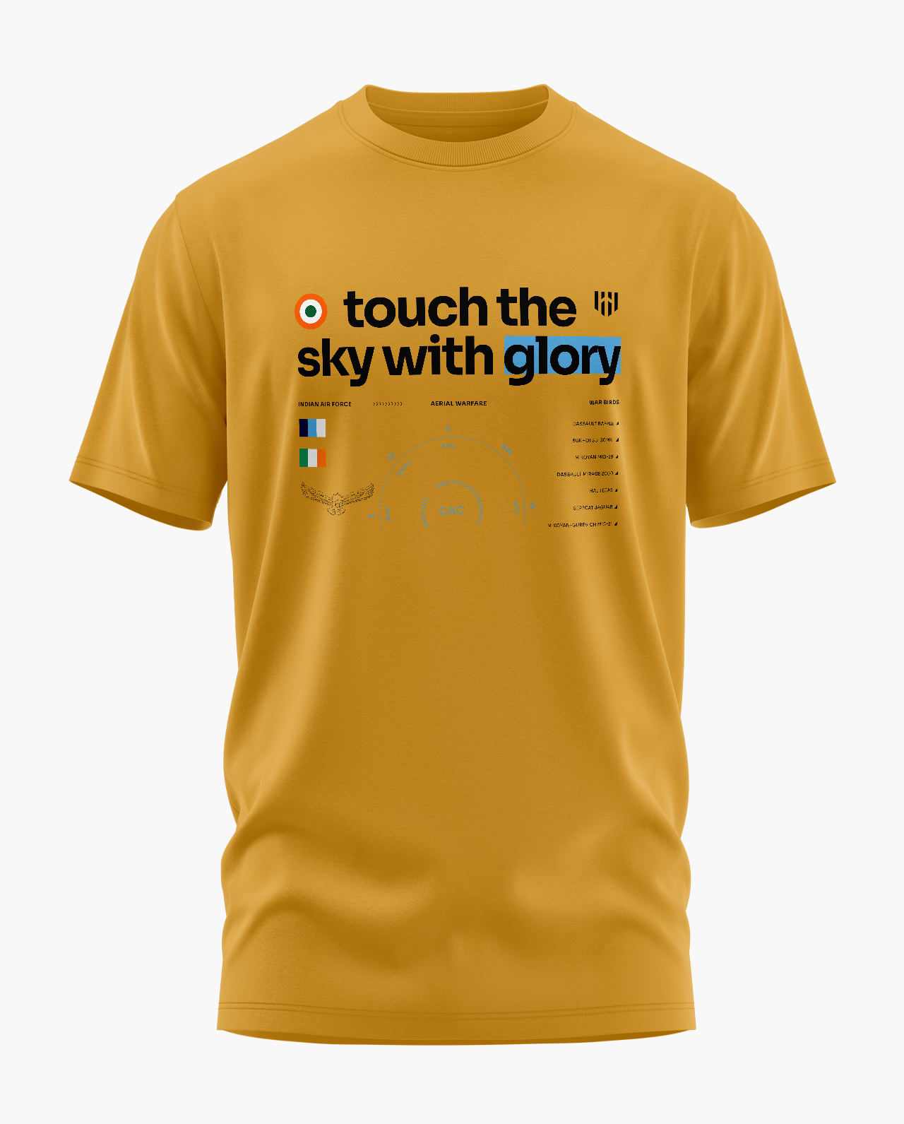 Airforce Motto Signature LuxeSoft Cotton T-Shirt