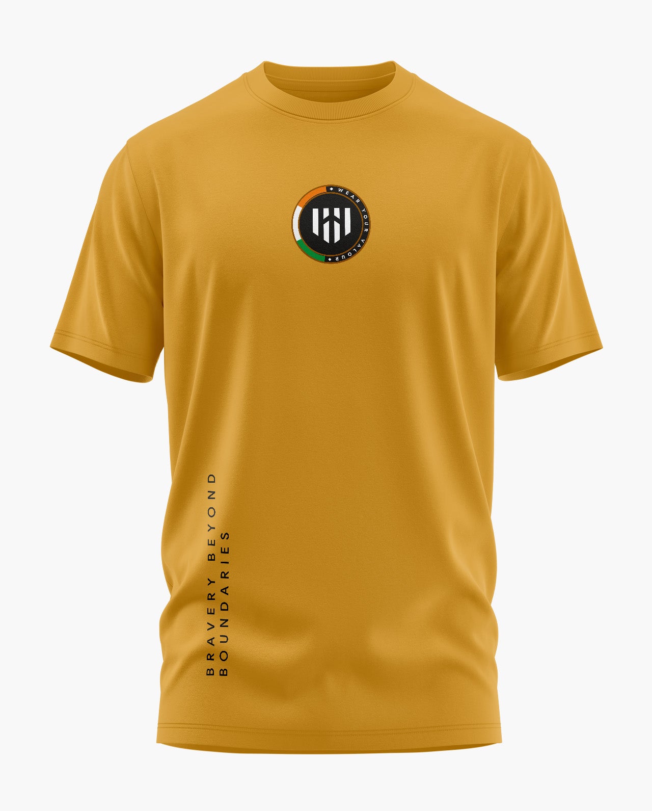 BRAVERY BEYOND BOUNDARIES Signature LuxeSoft Cotton T-Shirt