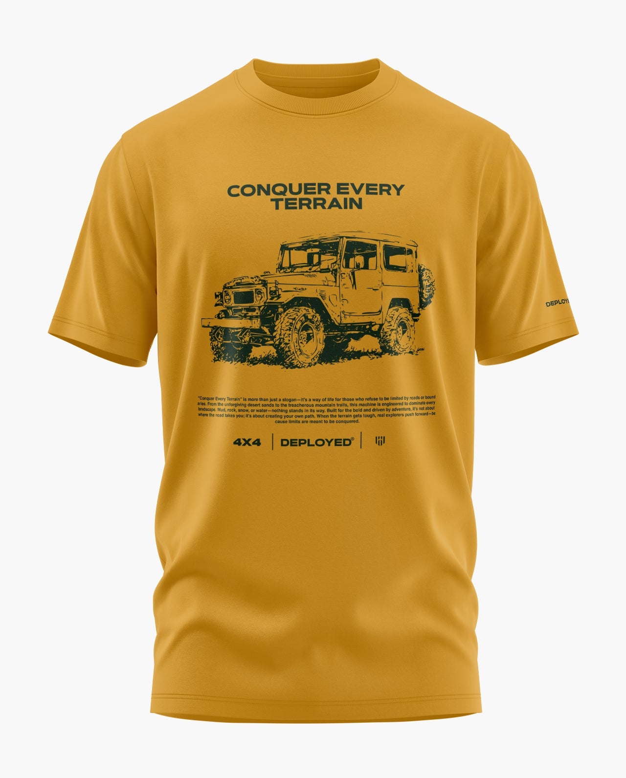 Conquer Every Terrain Signature LuxeSoft Cotton T-Shirt - CS