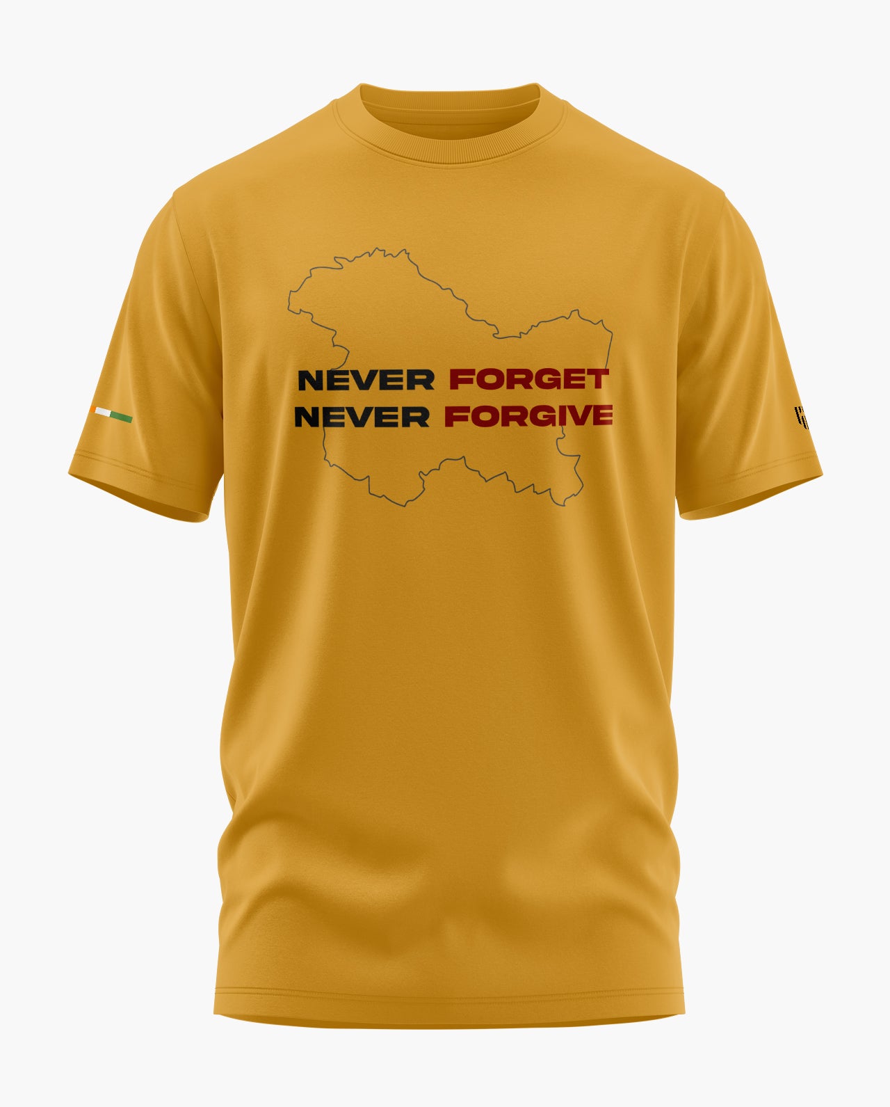 Never Forget Never Forgive Op Sindoor Signature LuxeSoft Cotton T-Shirt