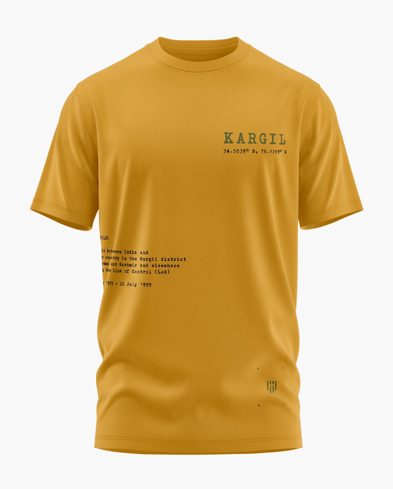 KARGIL War 1999 Signature LuxeSoft Cotton T-Shirt