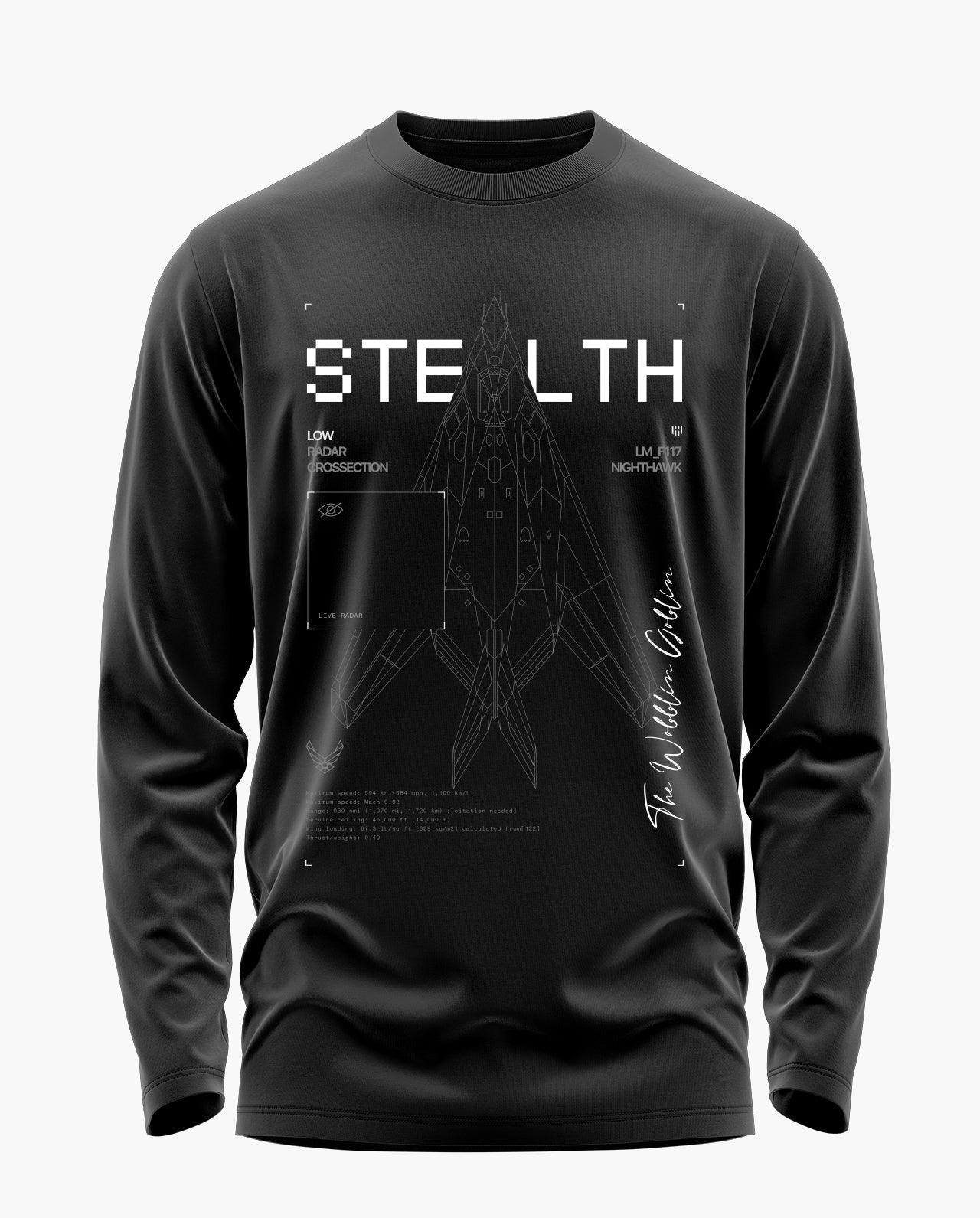Stealth Night Hawk Full Sleeve T-Shirt - Aero Armour