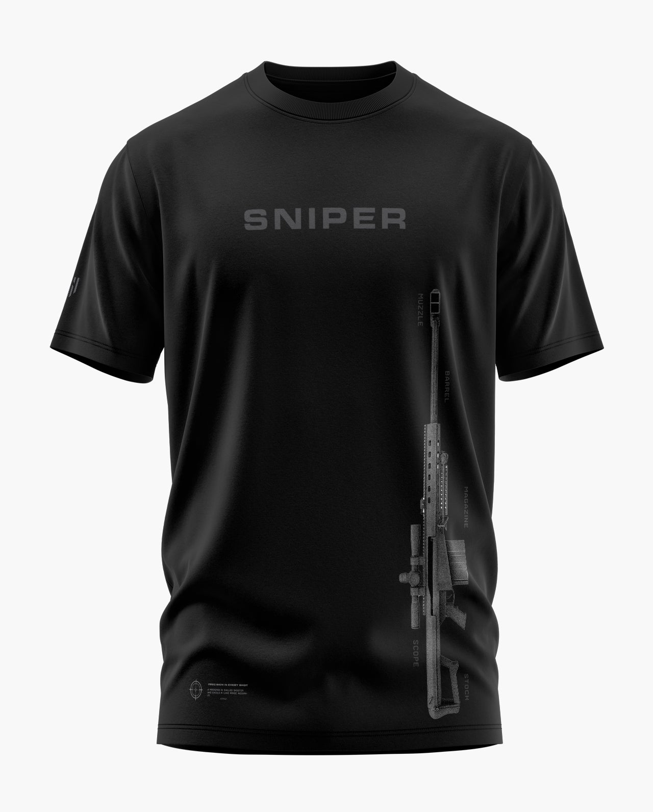 SNIPER 50.CAL Signature LuxeSoft Cotton T-Shirt - CS
