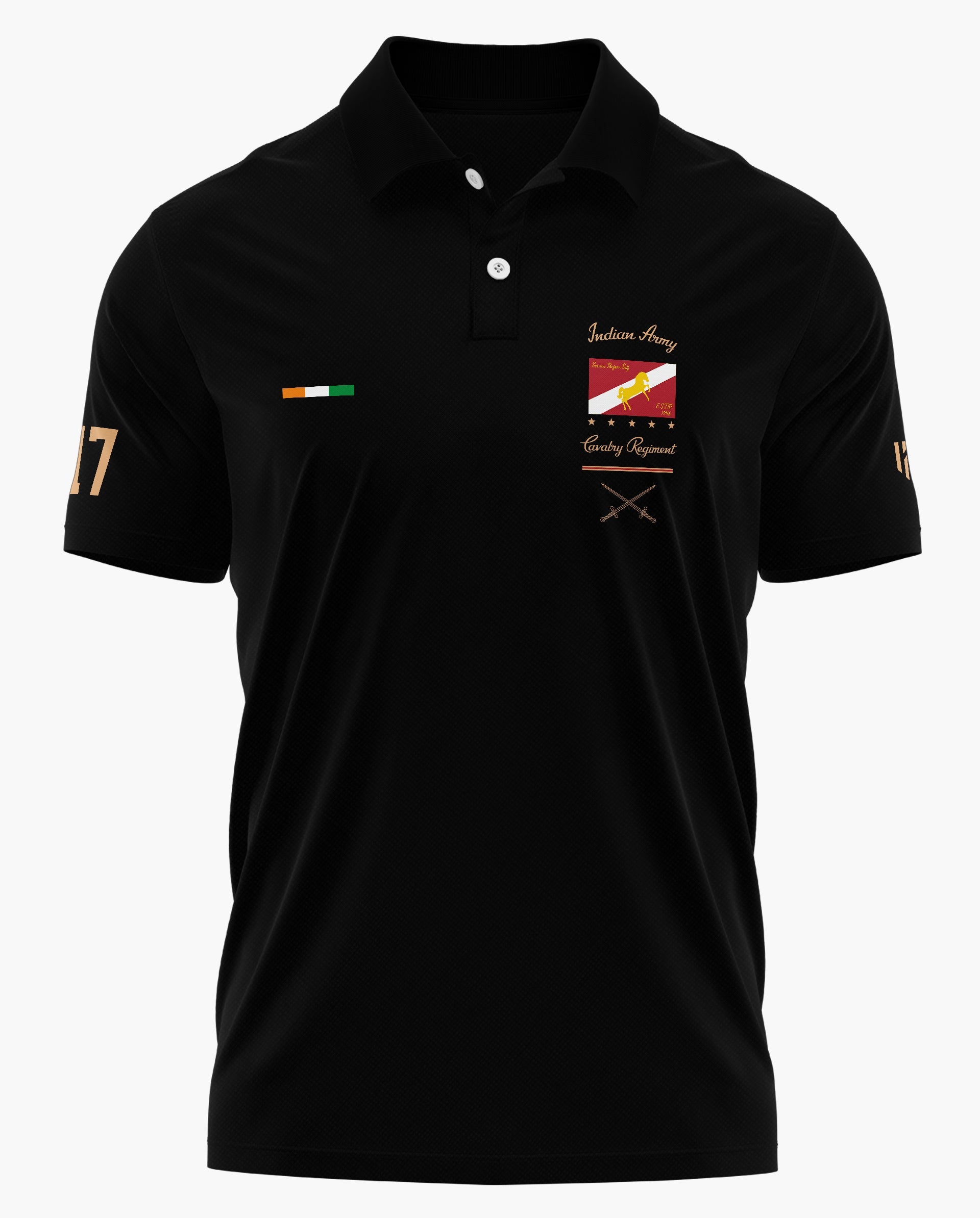 17th Cavalry Polo T-Shirt - CS