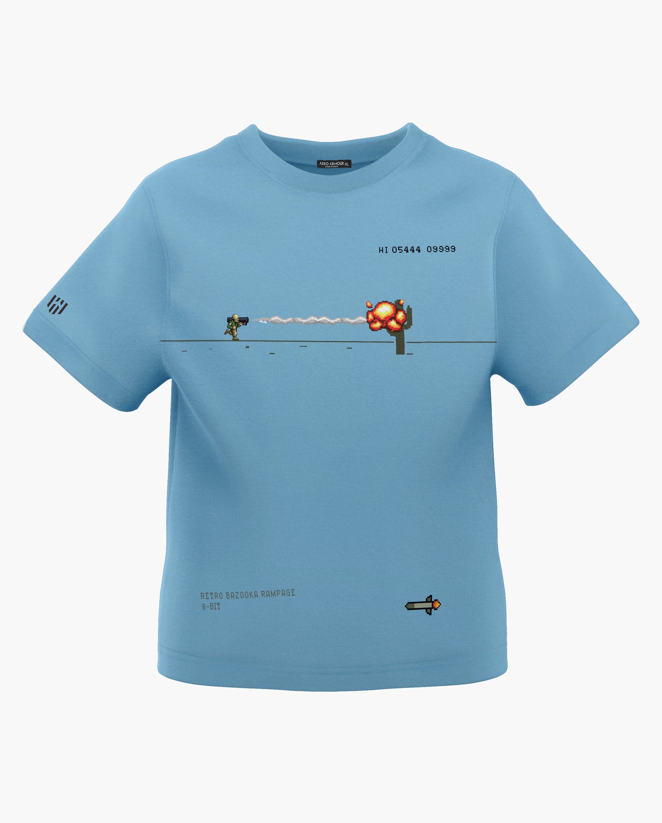 Retro Bazooka 8-Bit Kids T-Shirt