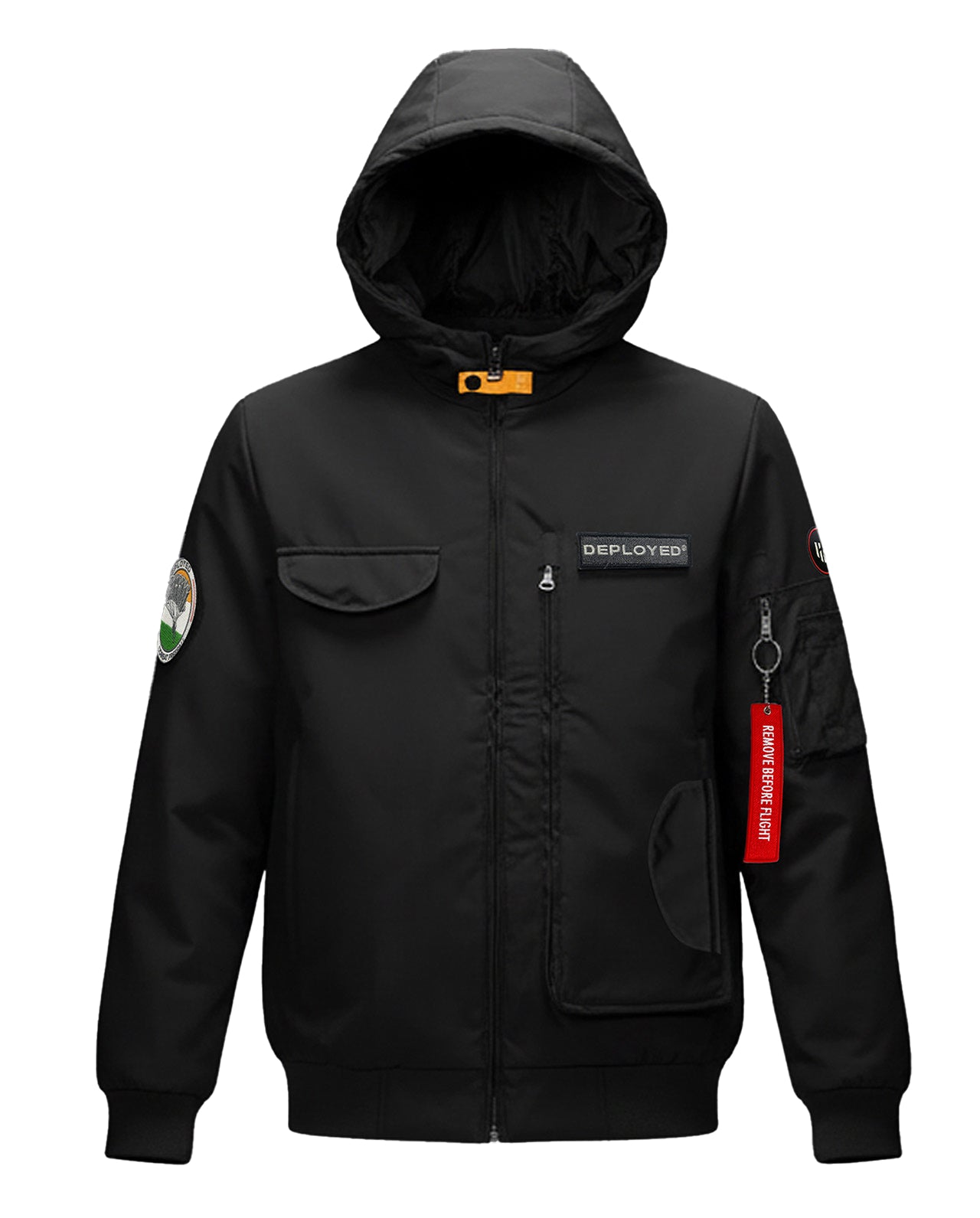 Stealth Black Para Trooper Tactical Jacket