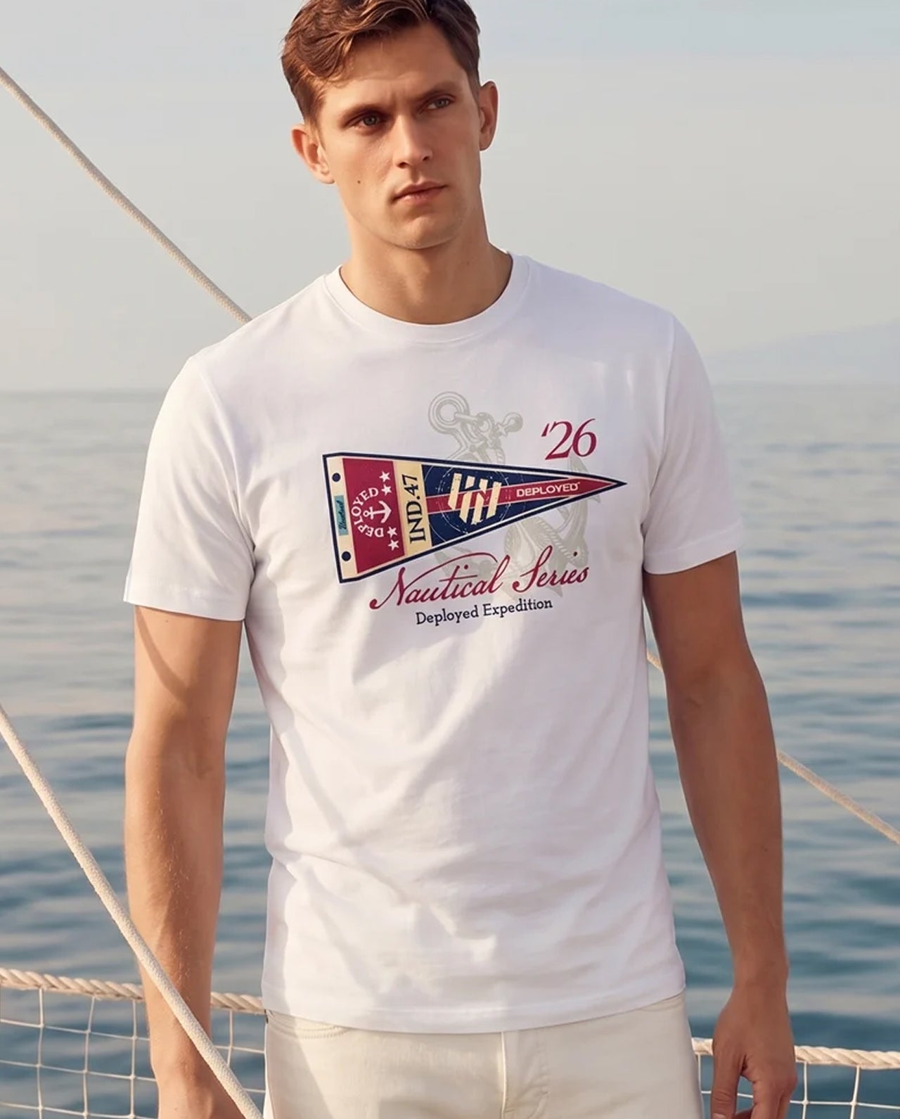 Nautical Expedition Signature LuxeSoft Cotton T-Shirt