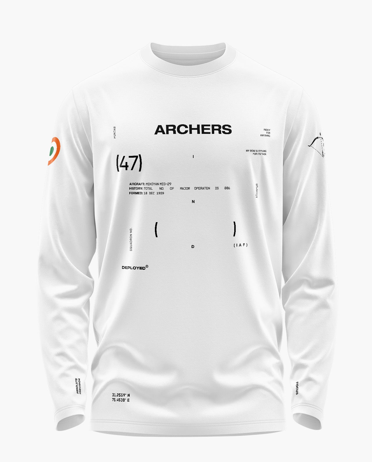 Archers Signature Luxesoft Cotton Full Sleeve T-Shirt - CS