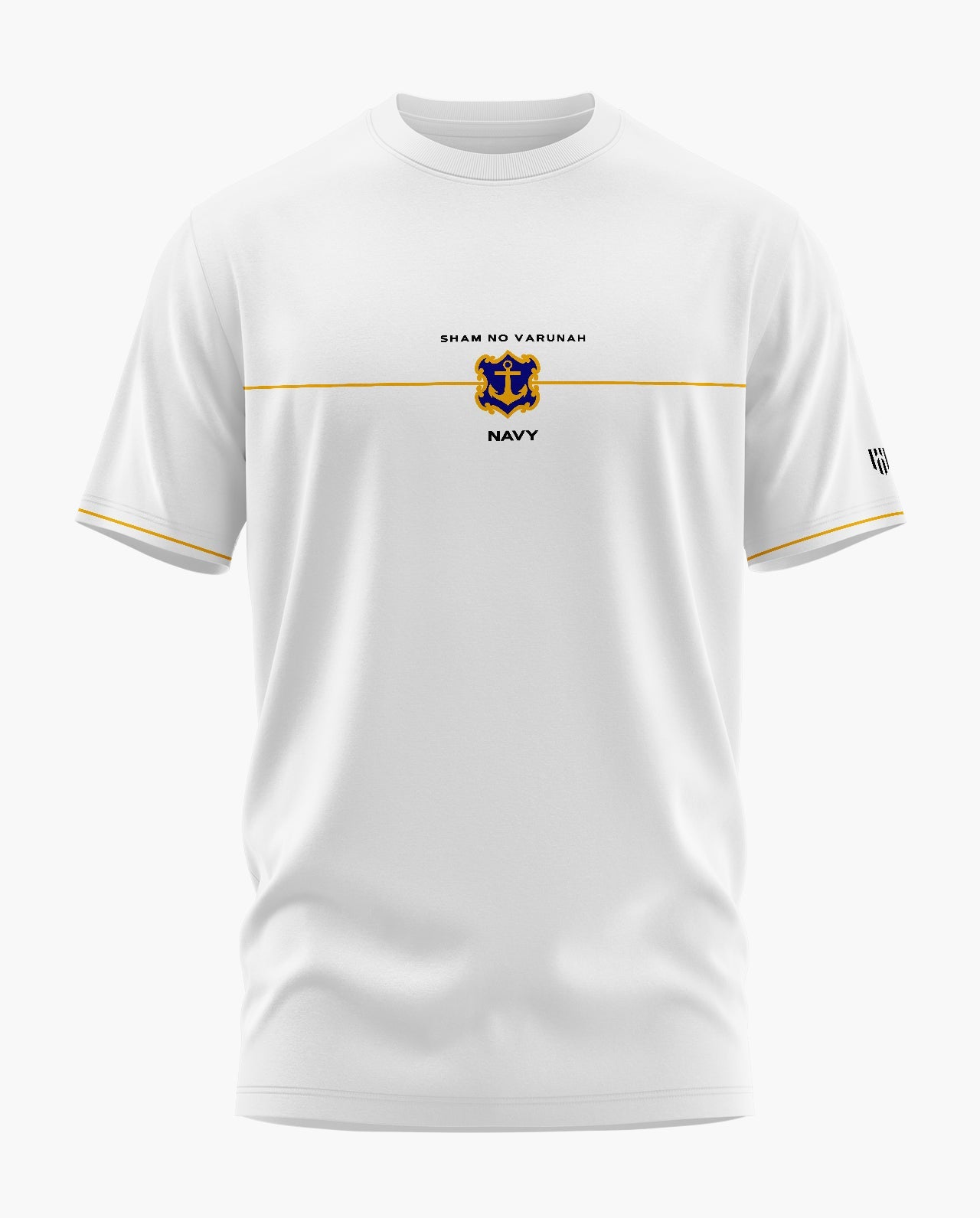 Navy Crest Signature LuxeSoft Cotton T-Shirt - CS