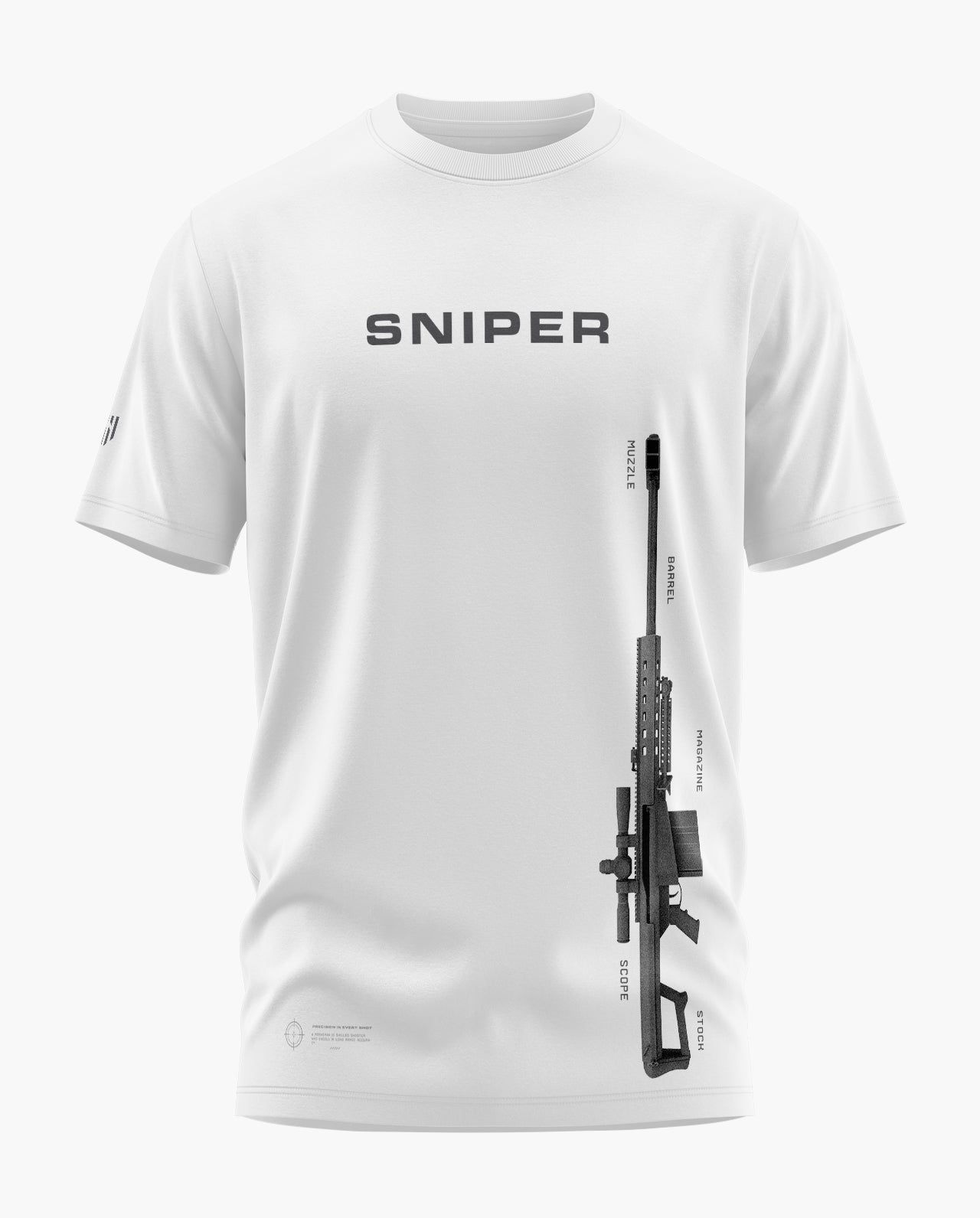 SNIPER 50.CAL Signature LuxeSoft Cotton T-Shirt - CS