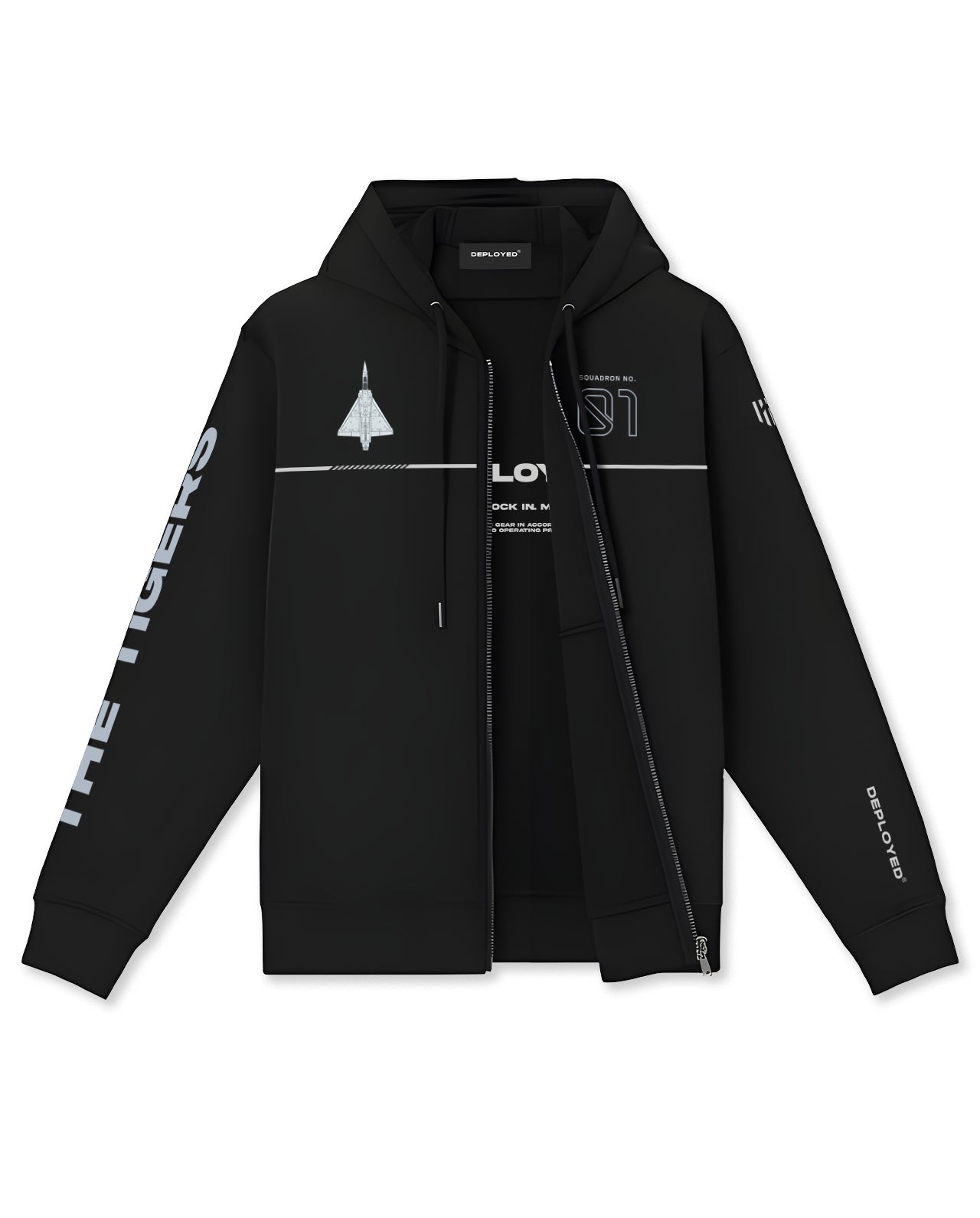 The Tigers Sqdn Zipper Hoodie