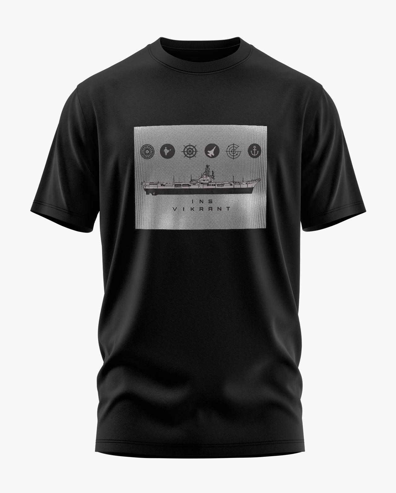INS Vikrant Pictorial T-Shirt - Aero Armour