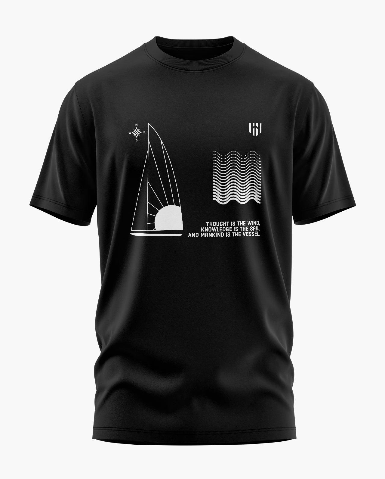 Abstract Sailboat T-Shirt - Aero Armour