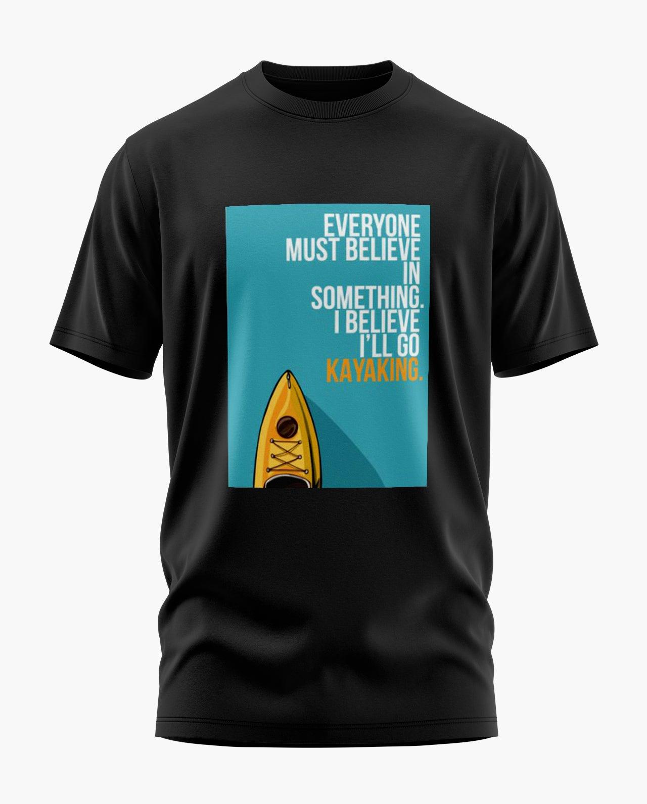 Kayak Graphic Quote T-Shirt - Aero Armour