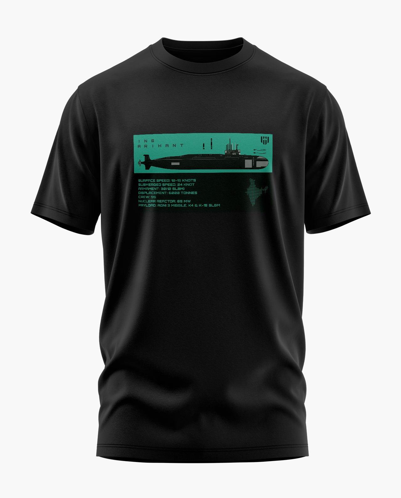 INS Arihant Green T-Shirt - Aero Armour