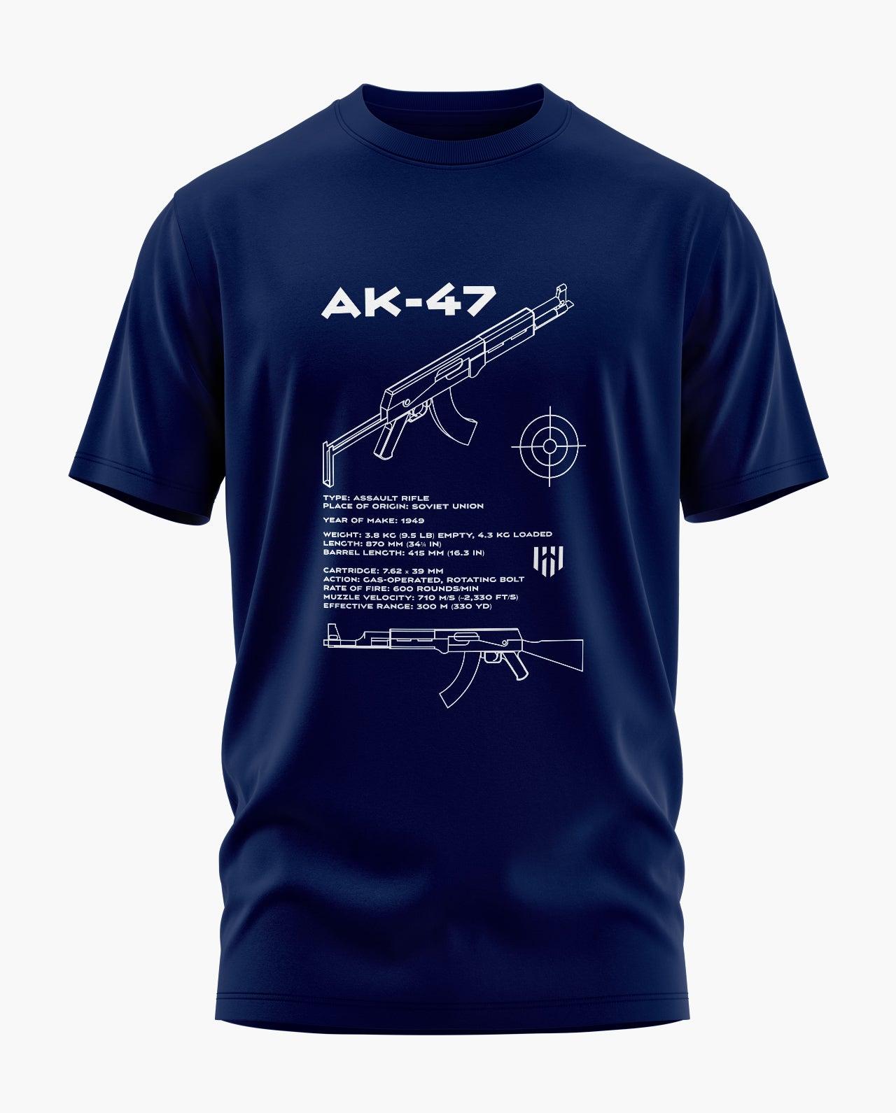 AK-47 Blueprint T-Shirt - Aero Armour