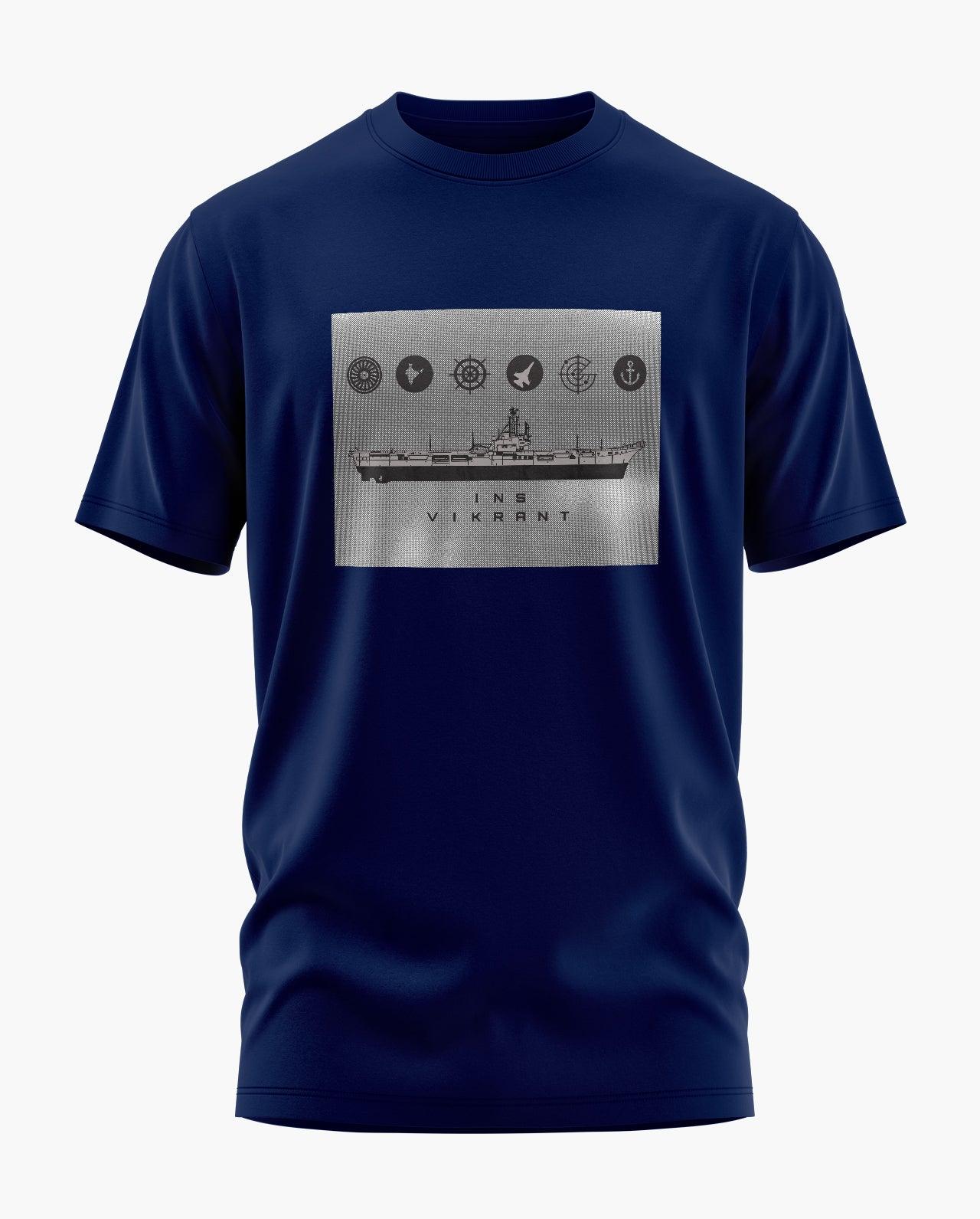 INS Vikrant Pictorial T-Shirt - Aero Armour