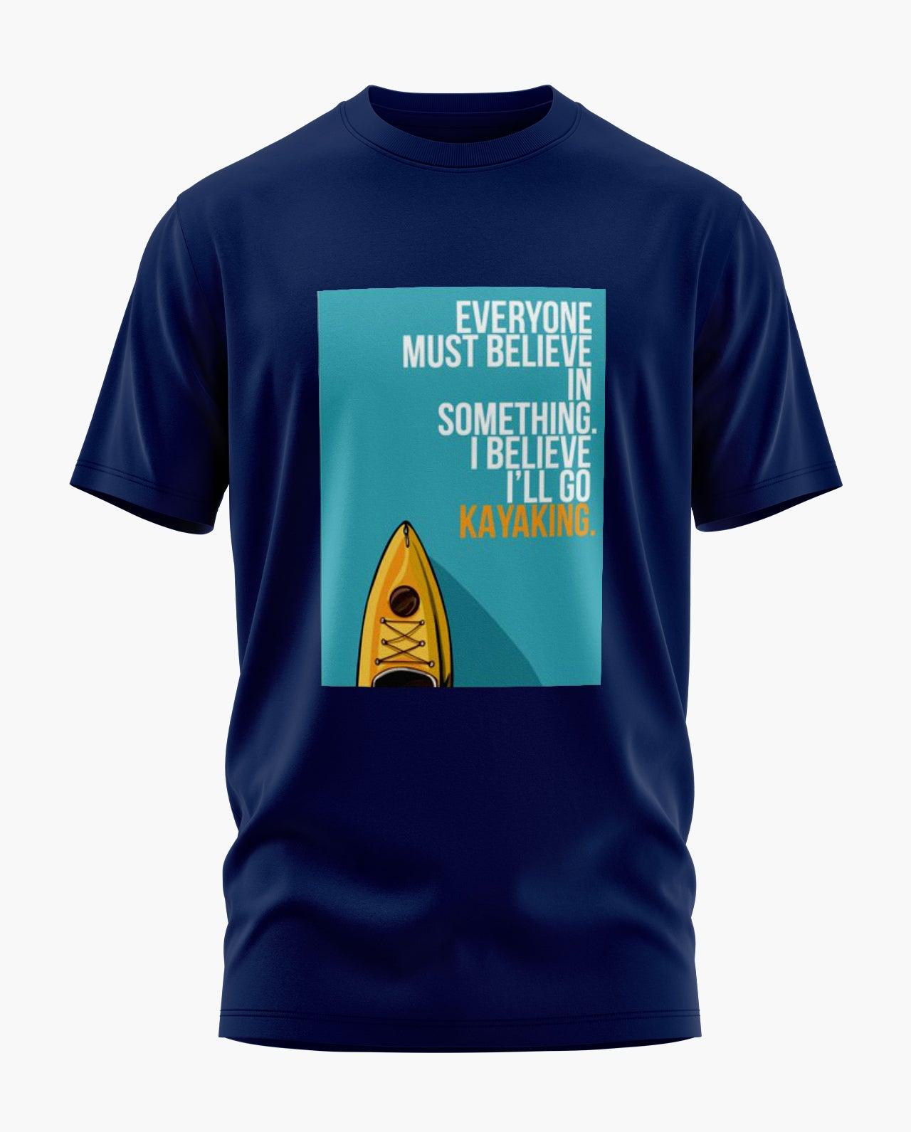 Kayak Graphic Quote T-Shirt - Aero Armour