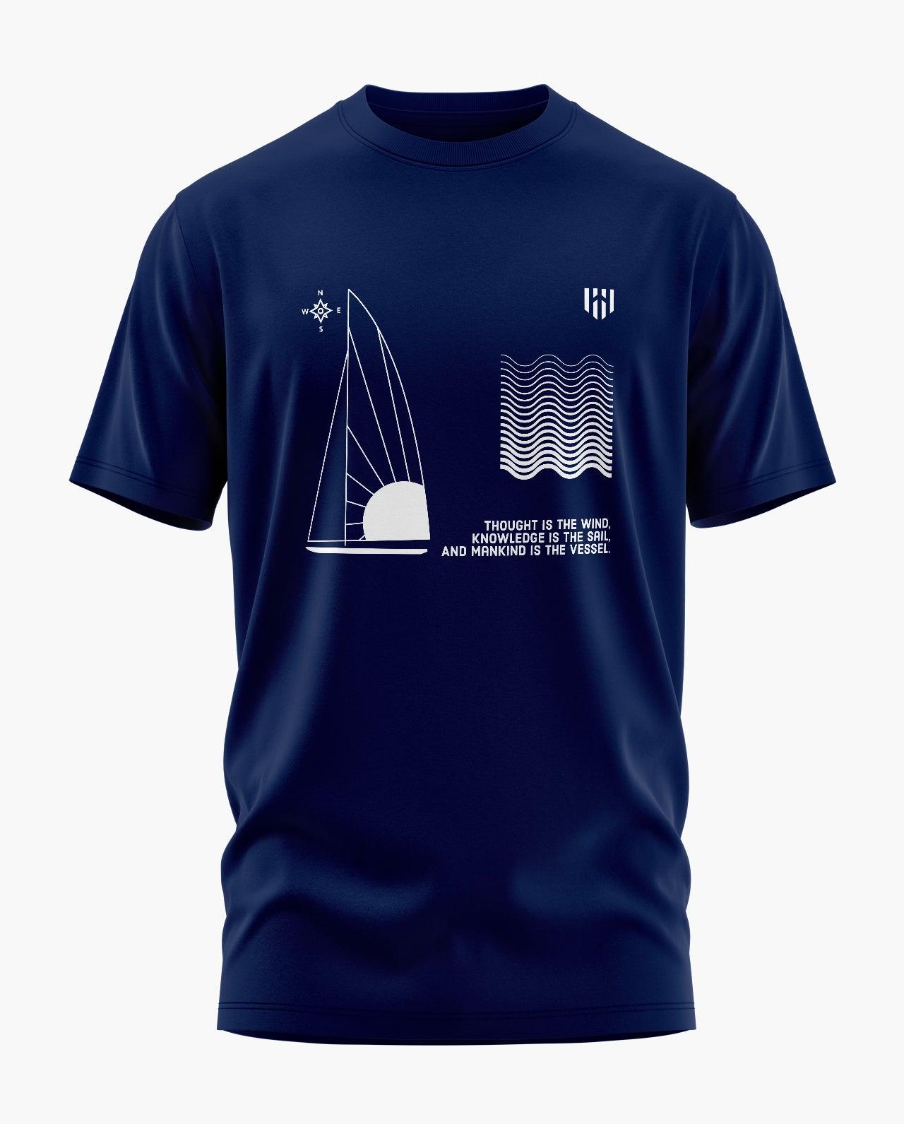 Abstract Sailboat T-Shirt - Aero Armour