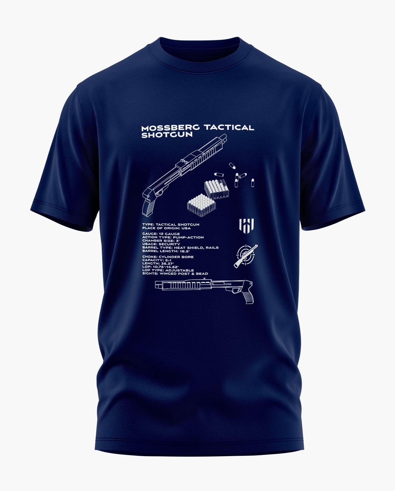 Mosserberg Tactical Shotgun Blueprint T-Shirt - Aero Armour