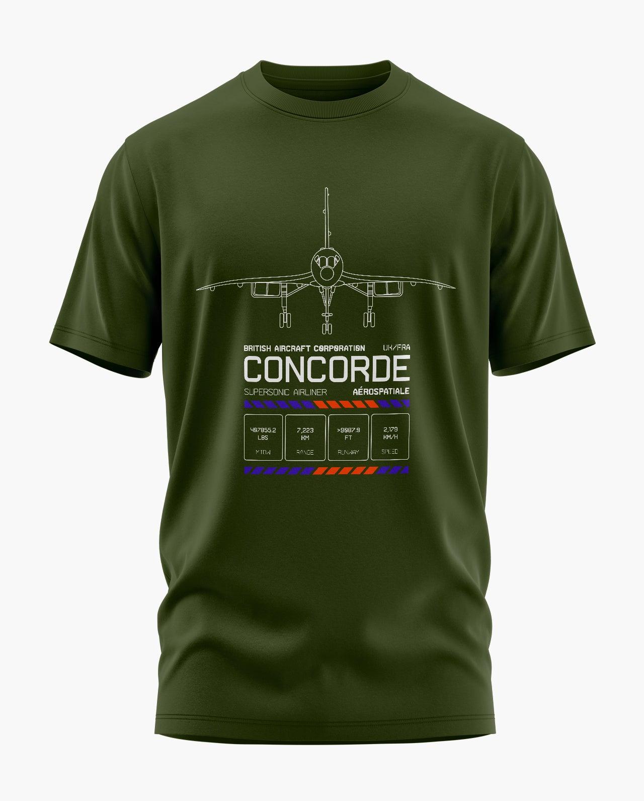 Concorde Blueprint T-Shirt - Aero Armour