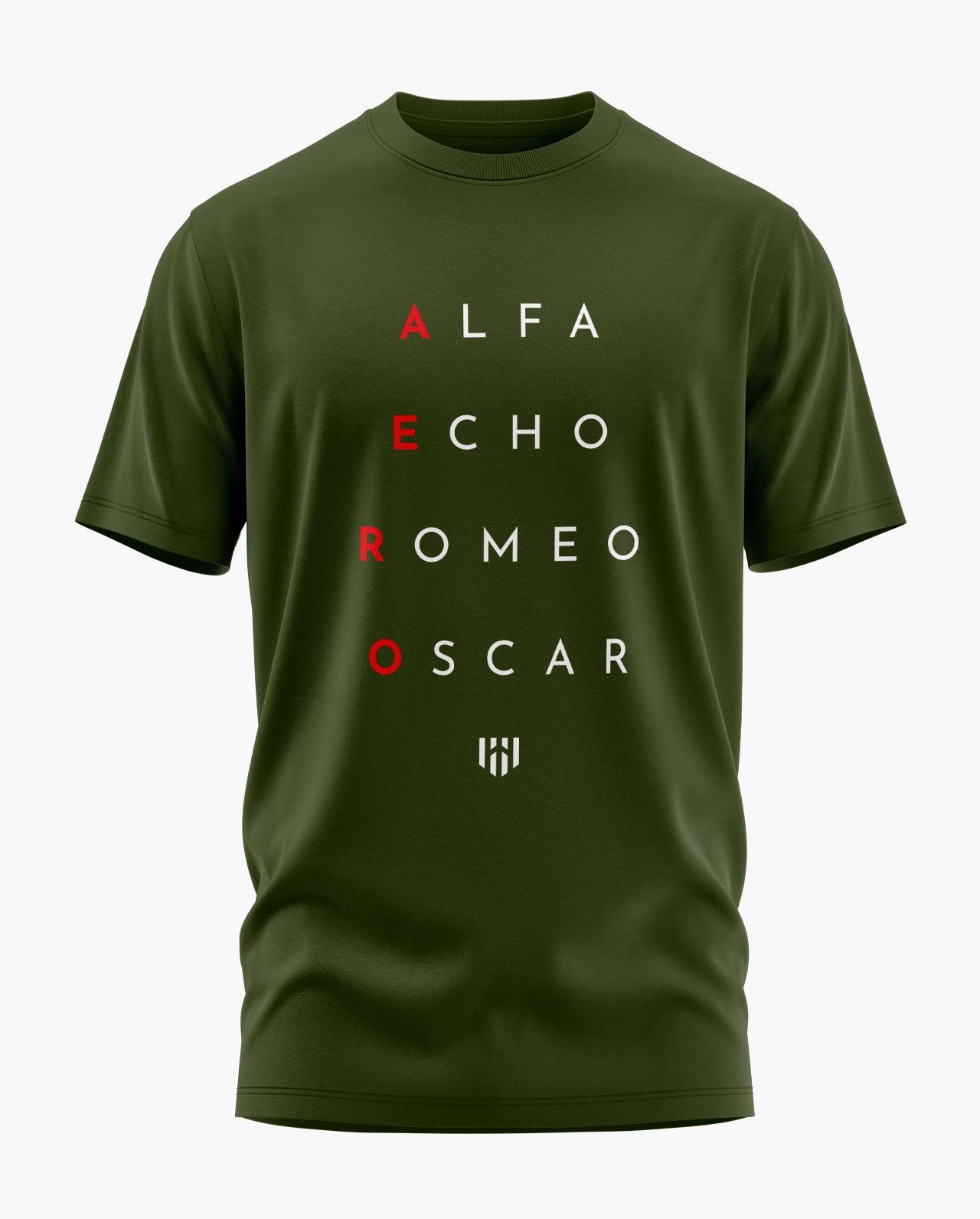 Alpha Echo Romeo Oscar T-Shirt - Aero Armour