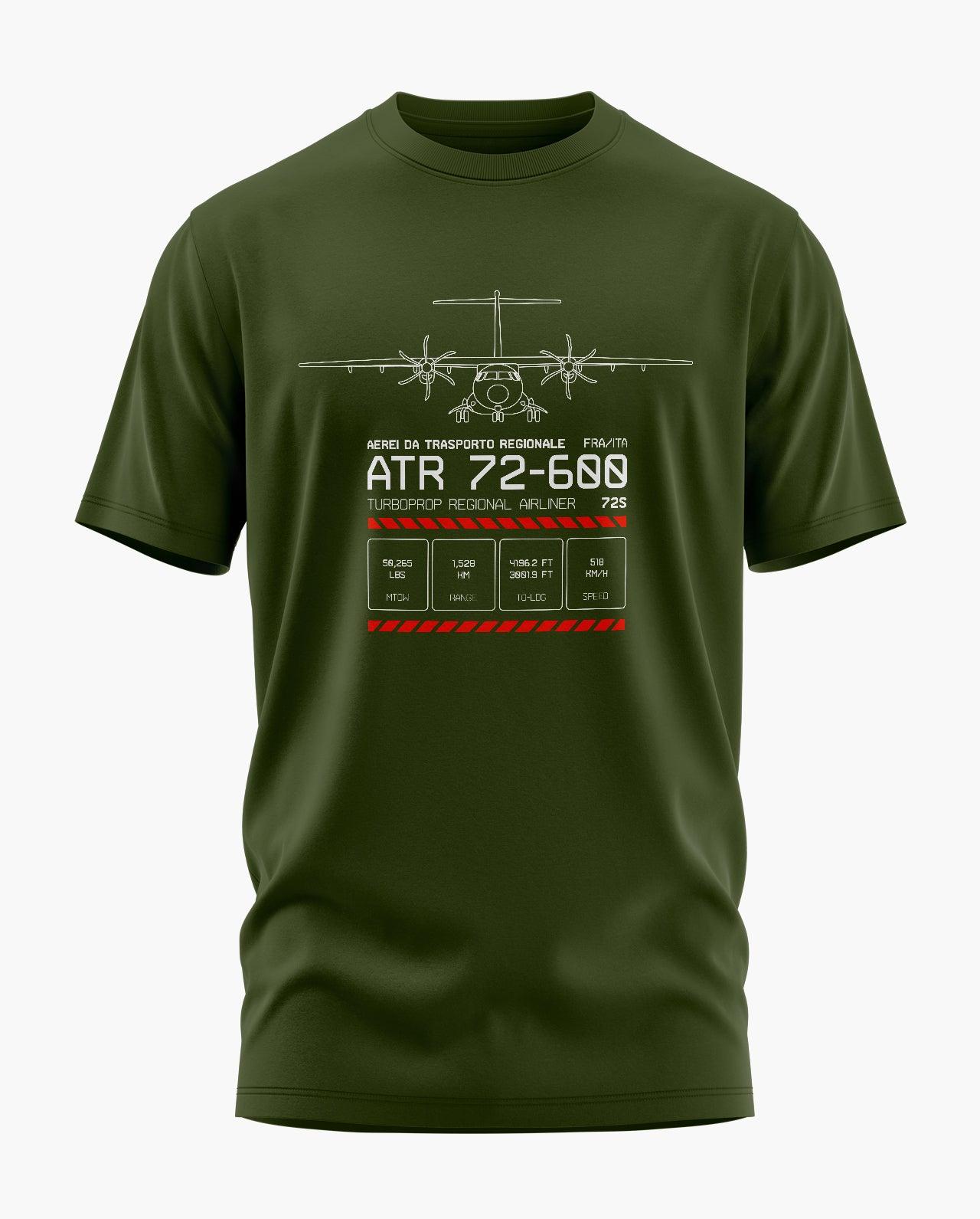 ATR 72 600 Blueprint T-Shirt - Aero Armour