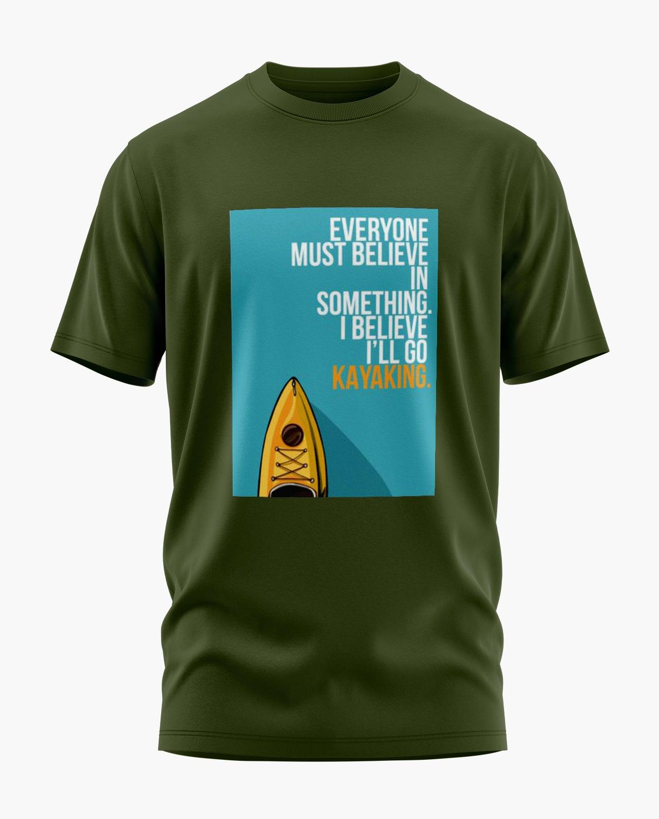 Kayak Graphic Quote T-Shirt - Aero Armour