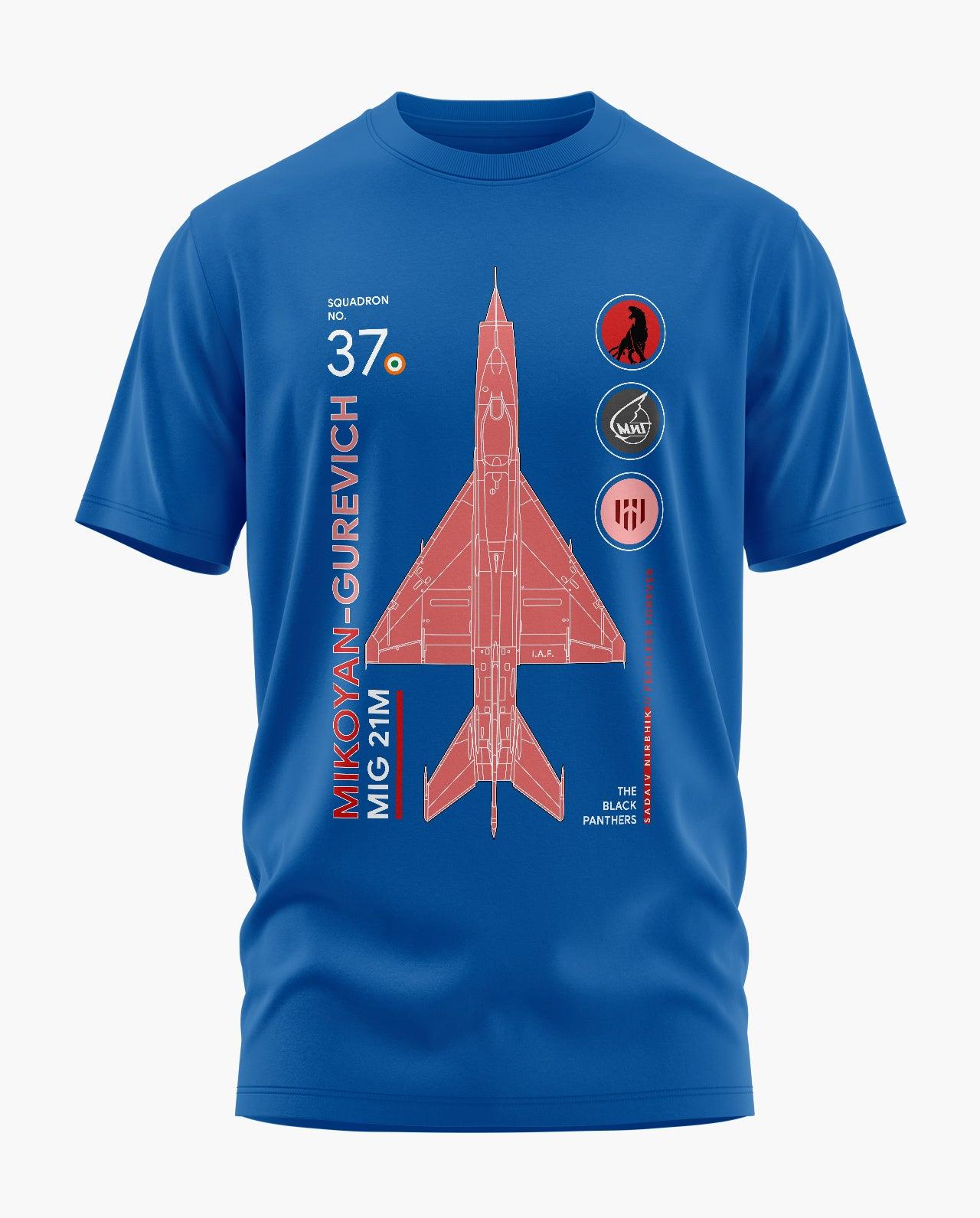 Black Panthers Squadron 37 T-Shirt - Aero Armour
