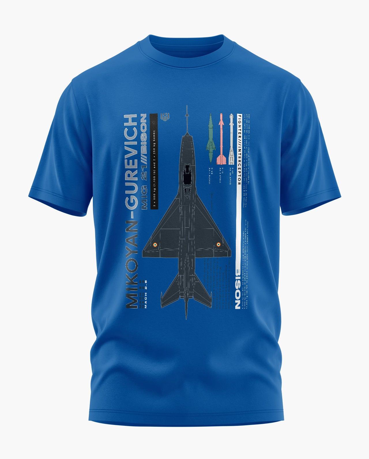 MiG-21 Bison T-Shirt - Aero Armour