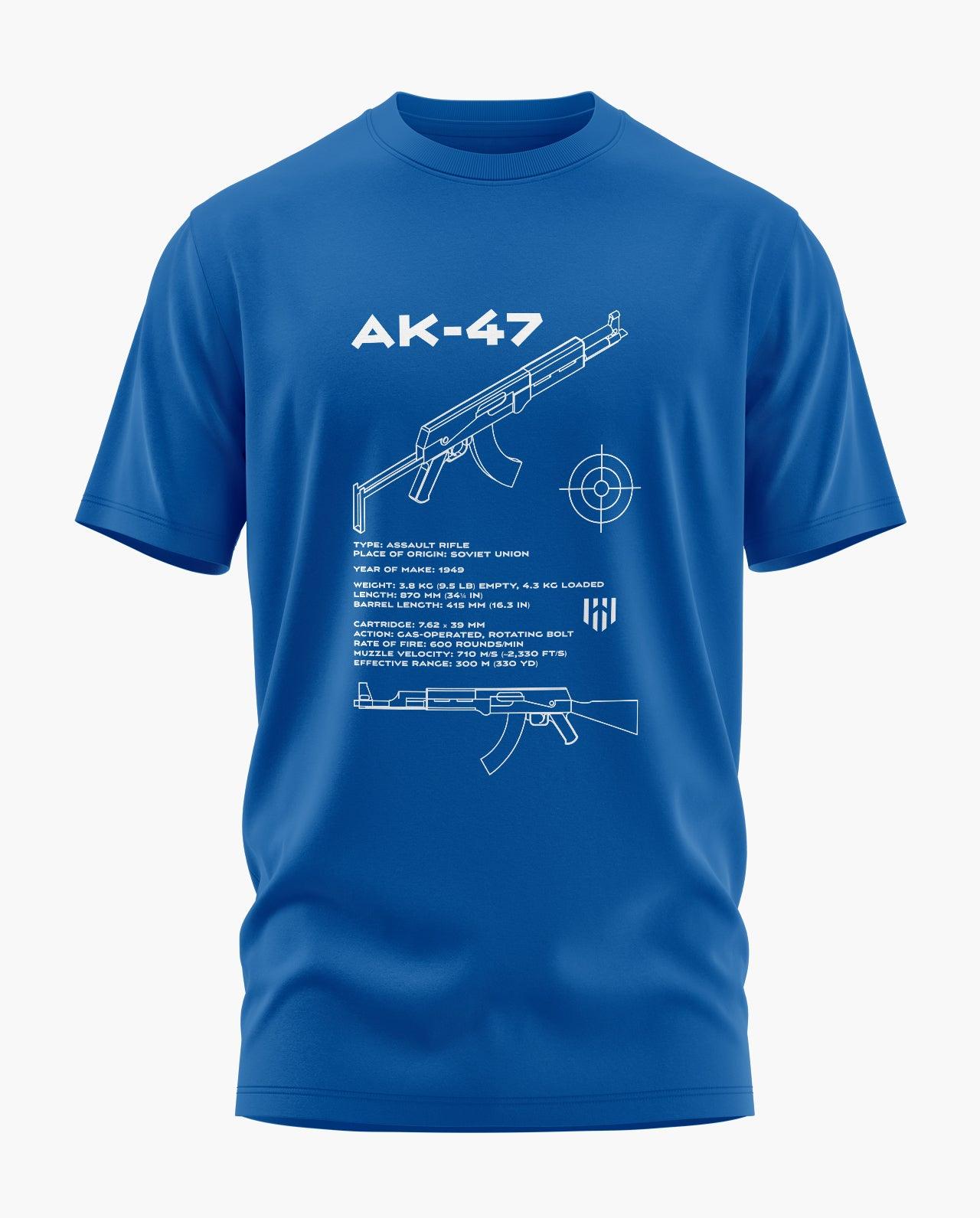 AK-47 Blueprint T-Shirt - Aero Armour