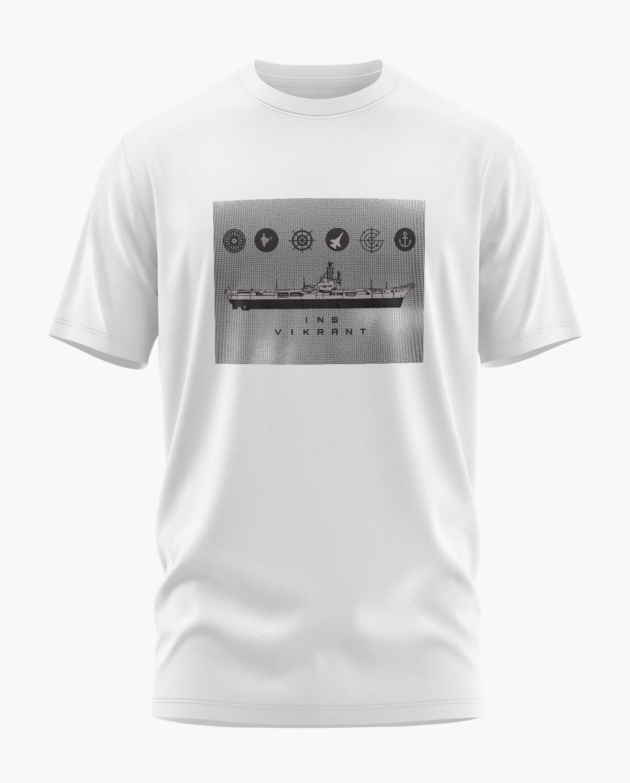 INS Vikrant Pictorial T-Shirt - Aero Armour