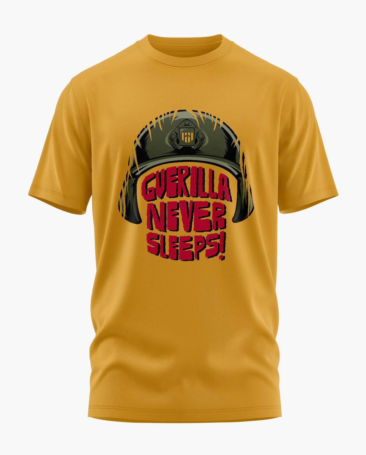Guerilla Never Sleeps T-Shirt - Aero Armour